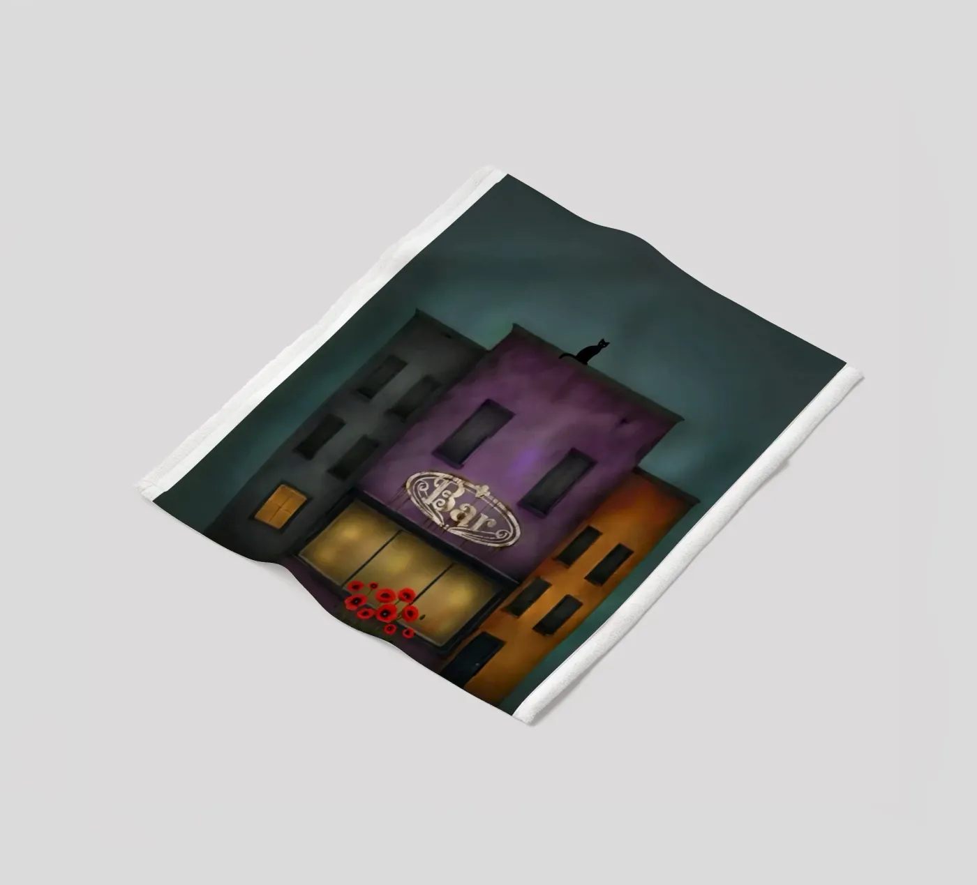 The Cat fleecedeken van vincenzomarzocchiartist