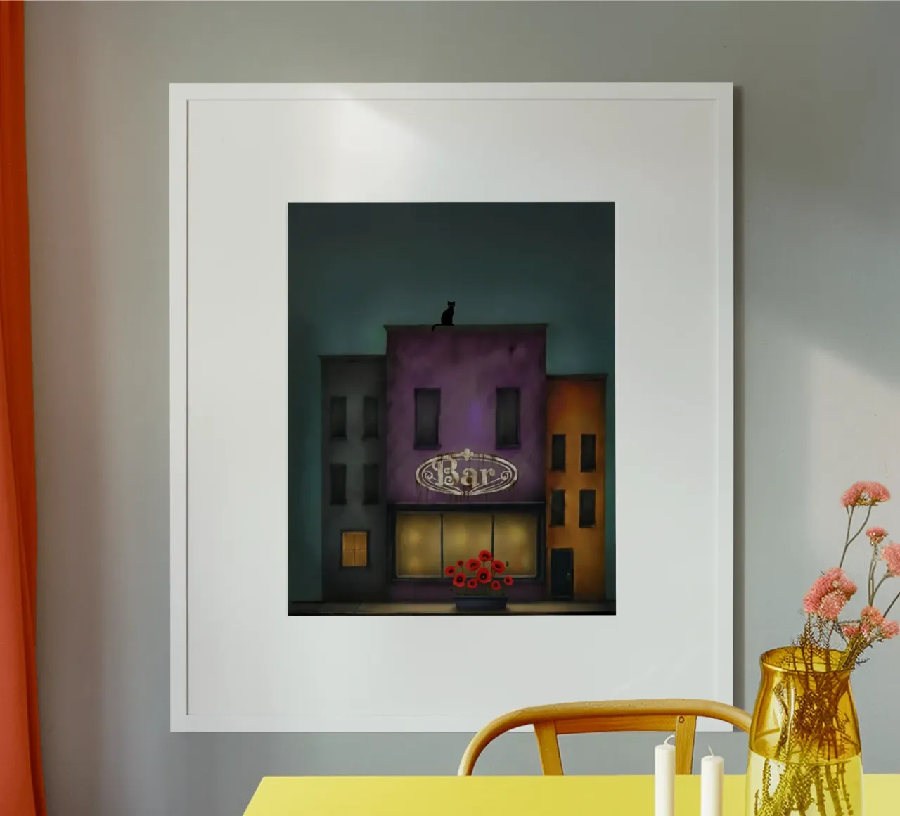 The Cat poster da vincenzomarzocchiartist