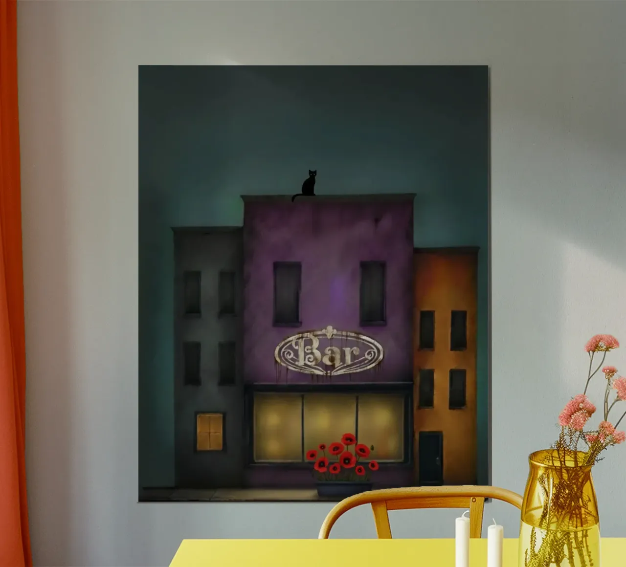 The Cat poster da vincenzomarzocchiartist