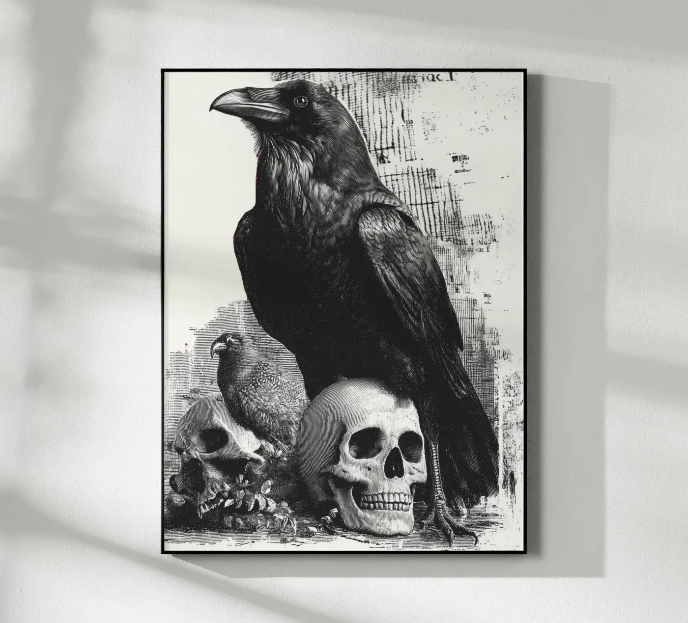 Raven acryl van Puschkinowa