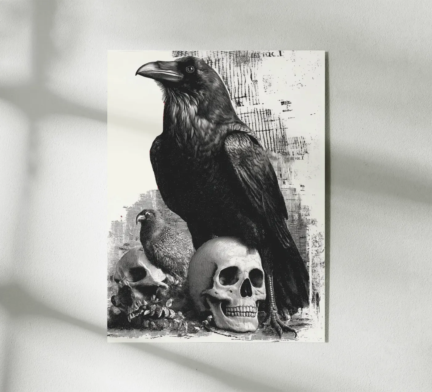 Raven acryl van Puschkinowa