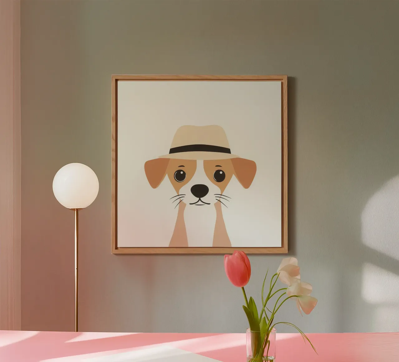 Cute Dog 2 alluminio dibond da So Cute Land - Affiches et posters