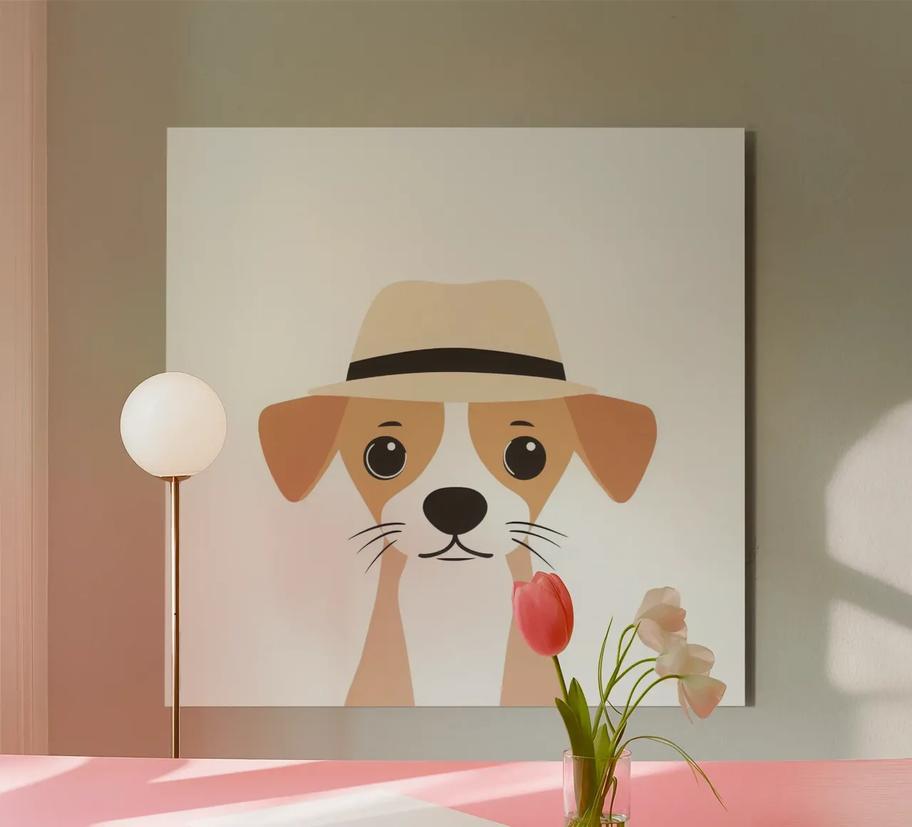 Cute Dog 2 alluminio dibond da So Cute Land - Affiches et posters