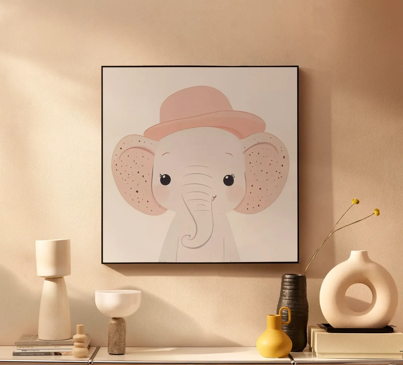 Cute Elephant plexiglass da So Cute Land - Affiches et posters