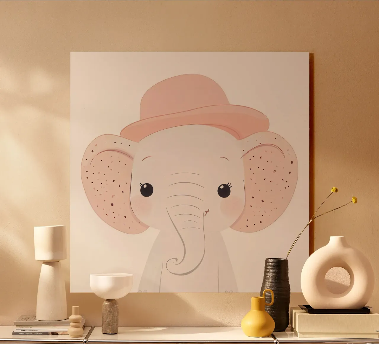 Cute Elephant plexiglass da So Cute Land - Affiches et posters