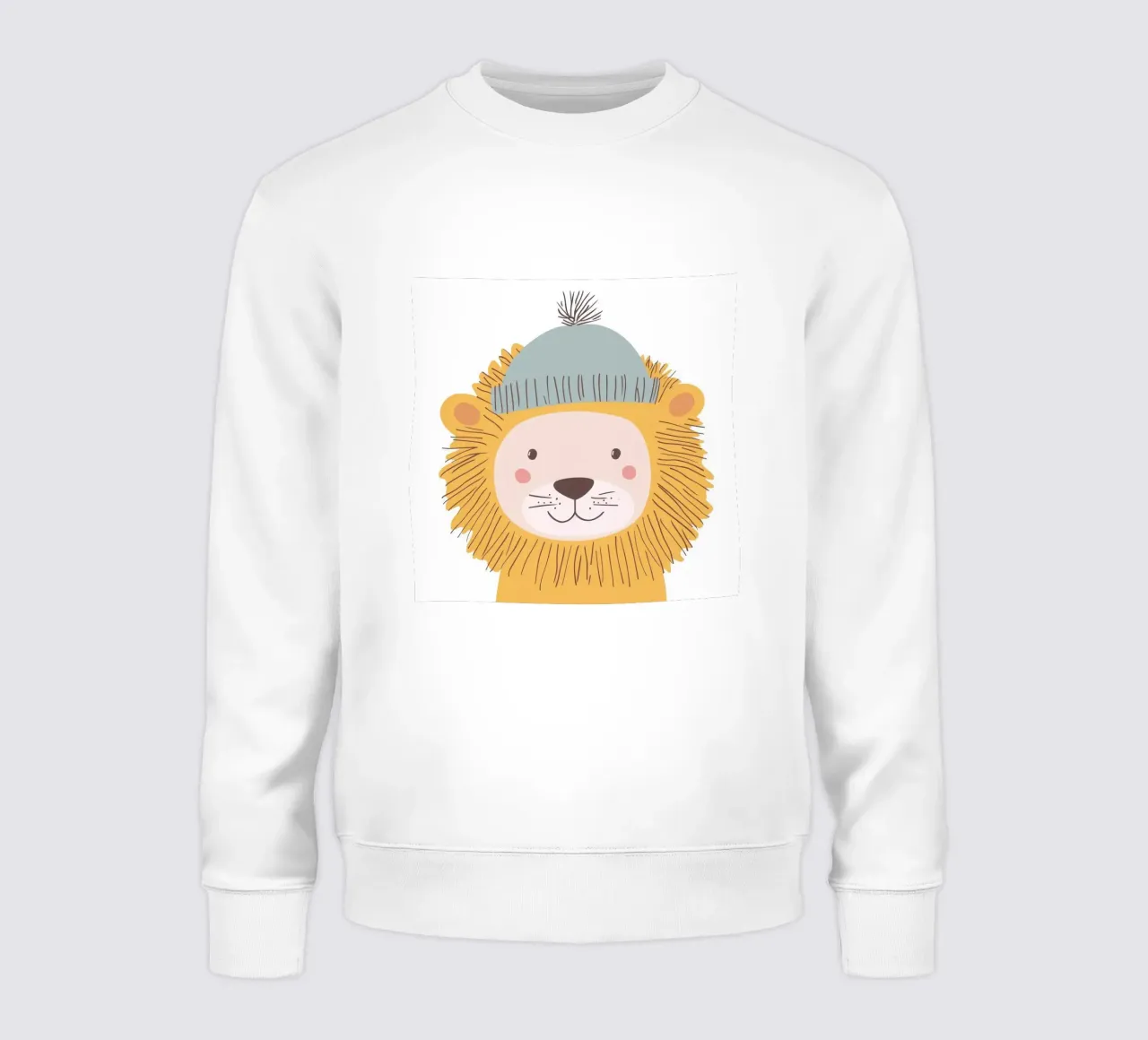 Cute Lion 1 sweatshirt by So Cute Land - Affiches et posters