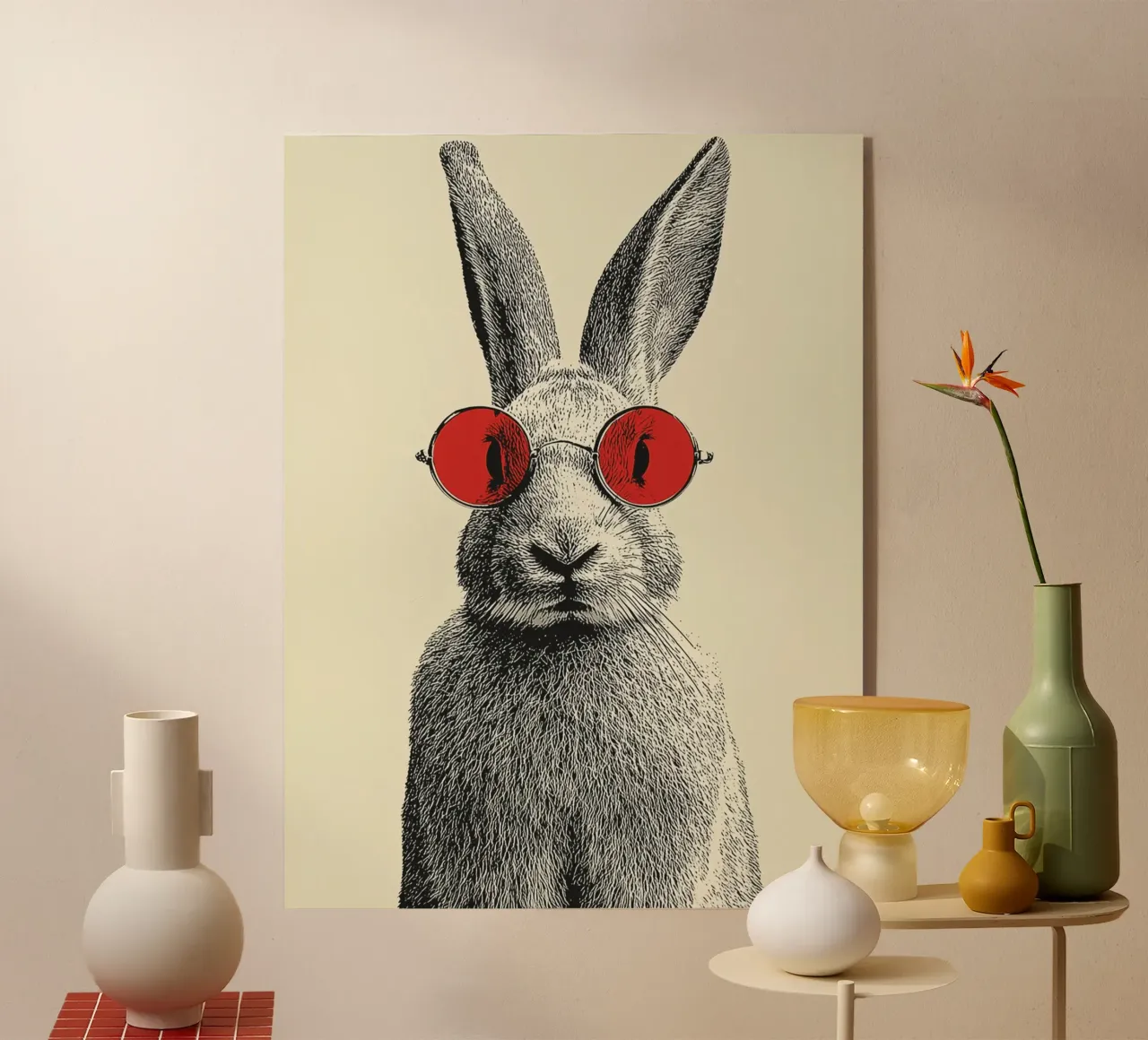 Coniglio con visione plexiglass da Puschkinowa