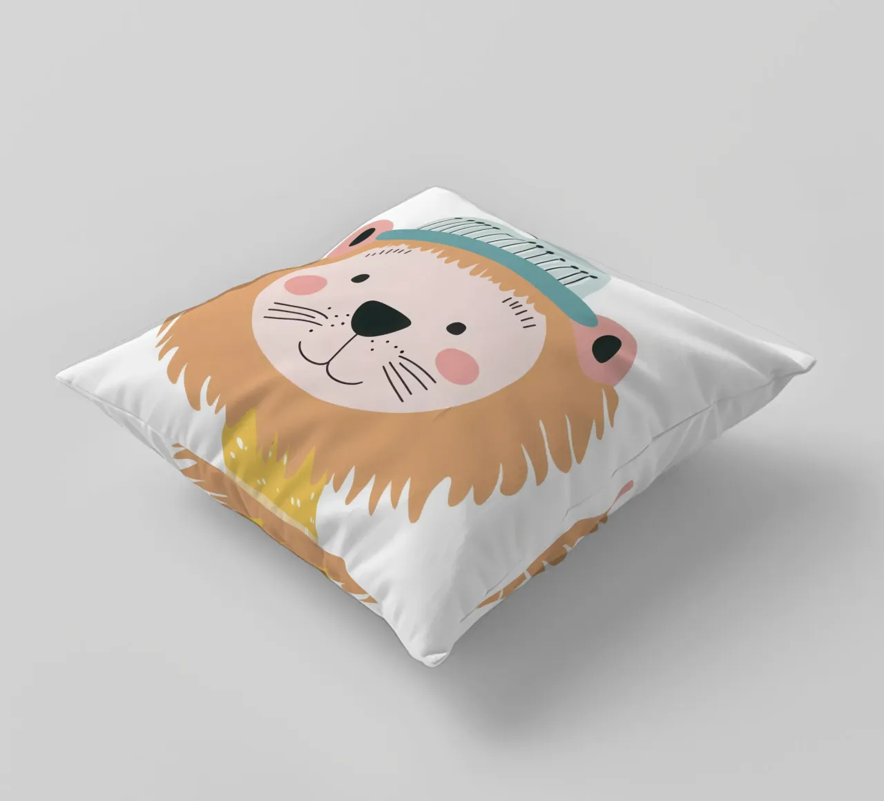 Cute Lion 2 cuscino da So Cute Land - Affiches et posters