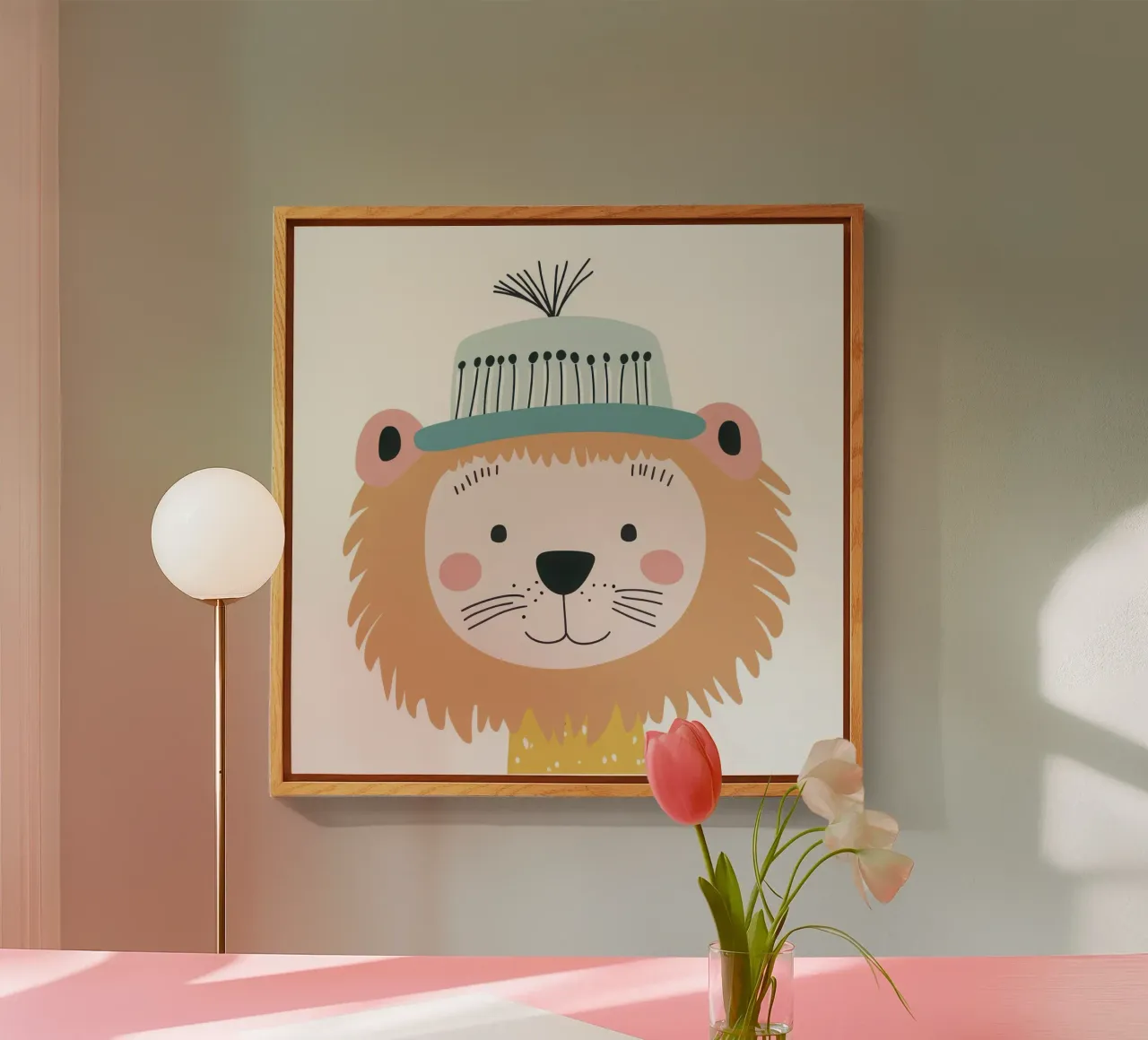 Cute Lion 2 plexiglass da So Cute Land - Affiches et posters