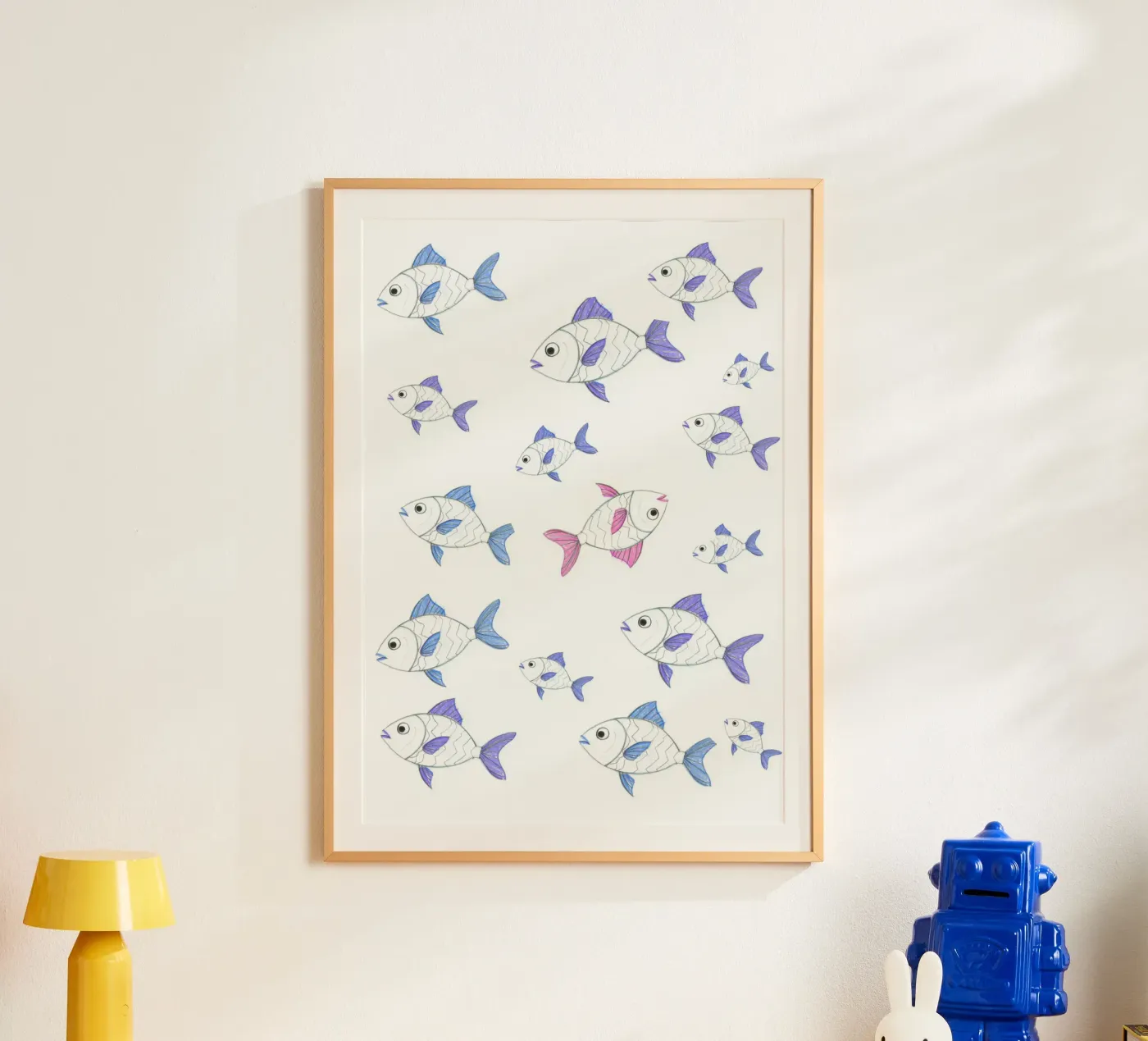 Fischtime poster by Tabea Jule