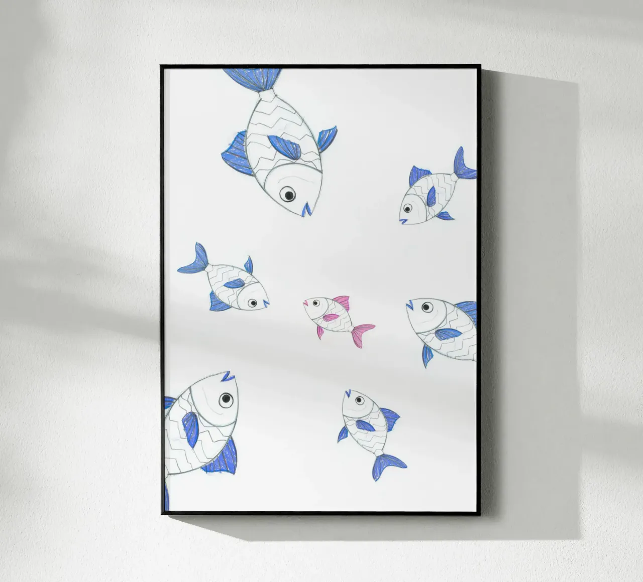 Fischparty plexiglass da Tabea Jule