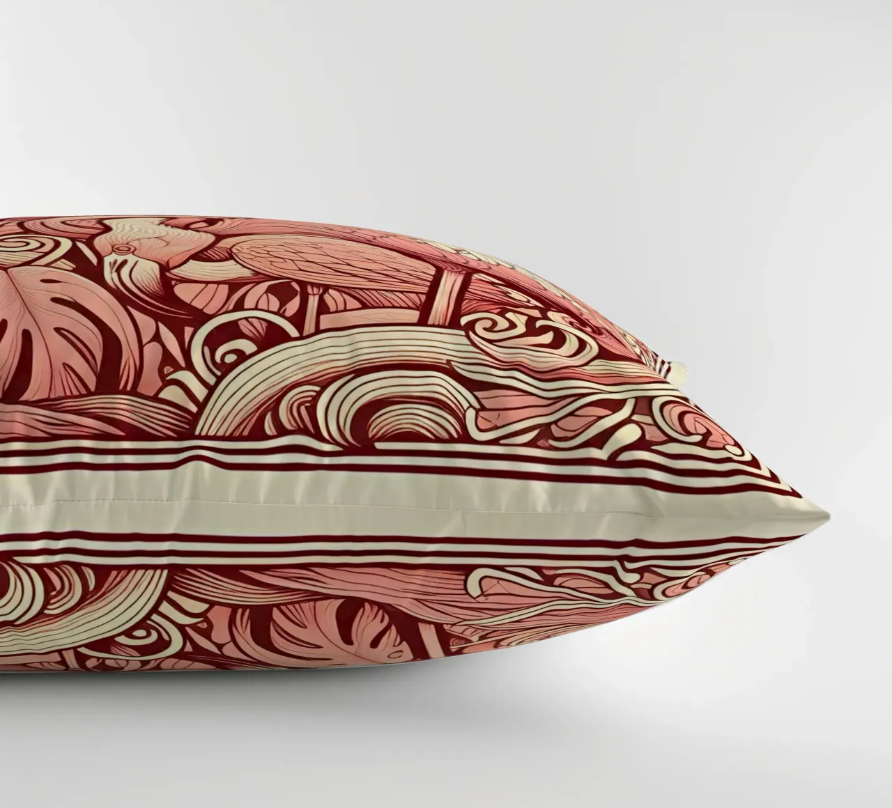Flamingo Blush cuscino da Art-Nouveau-Dsg