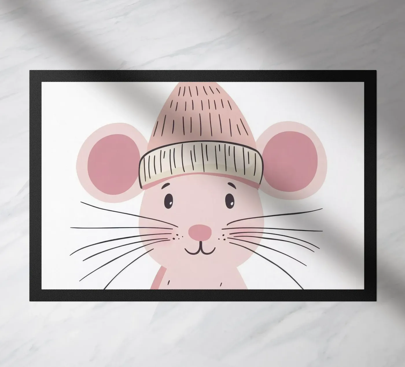 Cute Mouse 1 doormat by So Cute Land - Affiches et posters