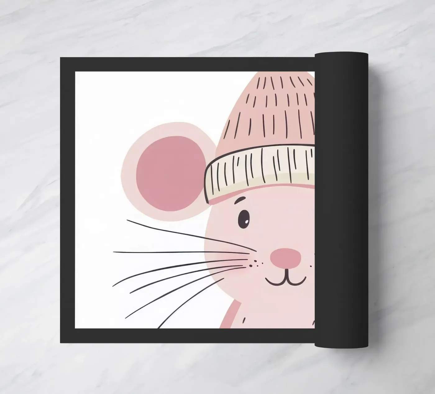Cute Mouse 1 doormat by So Cute Land - Affiches et posters