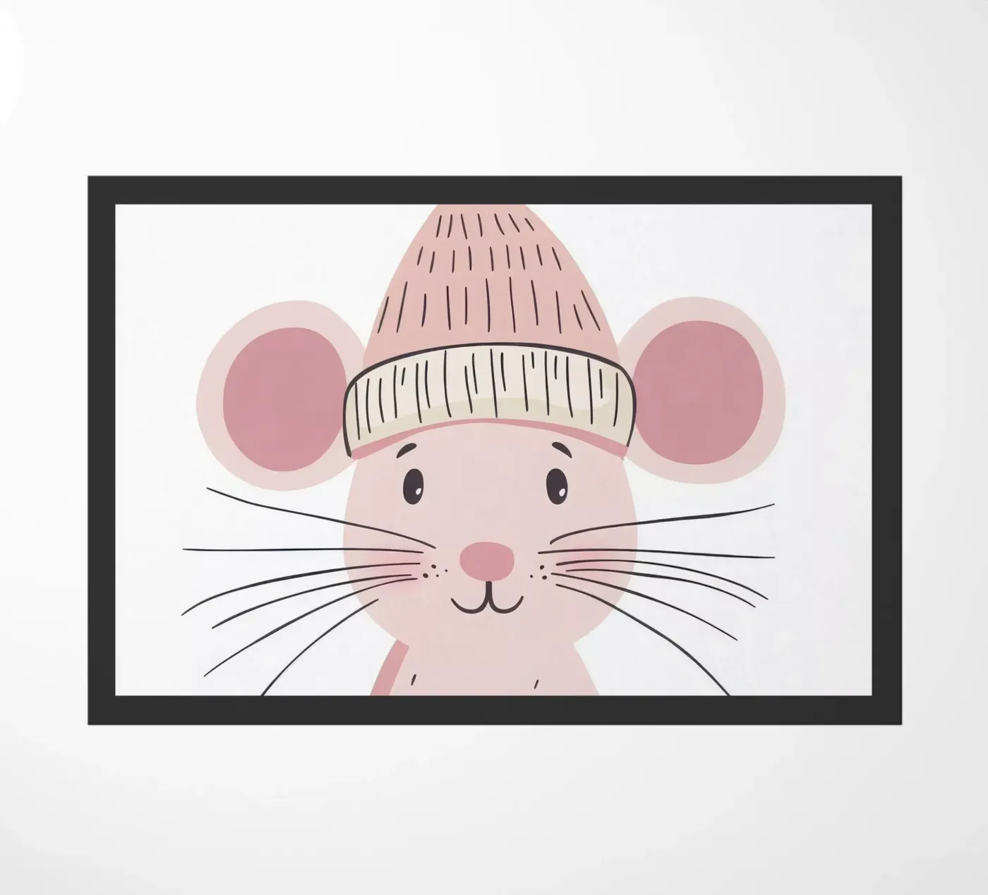 Cute Mouse 1 doormat by So Cute Land - Affiches et posters