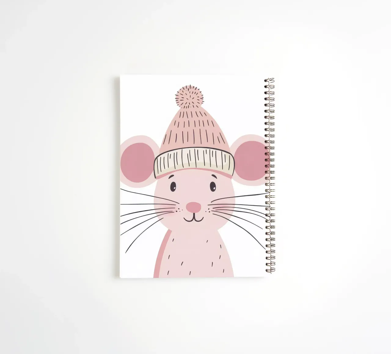 Cute Mouse 1 spiral notebook by So Cute Land - Affiches et posters