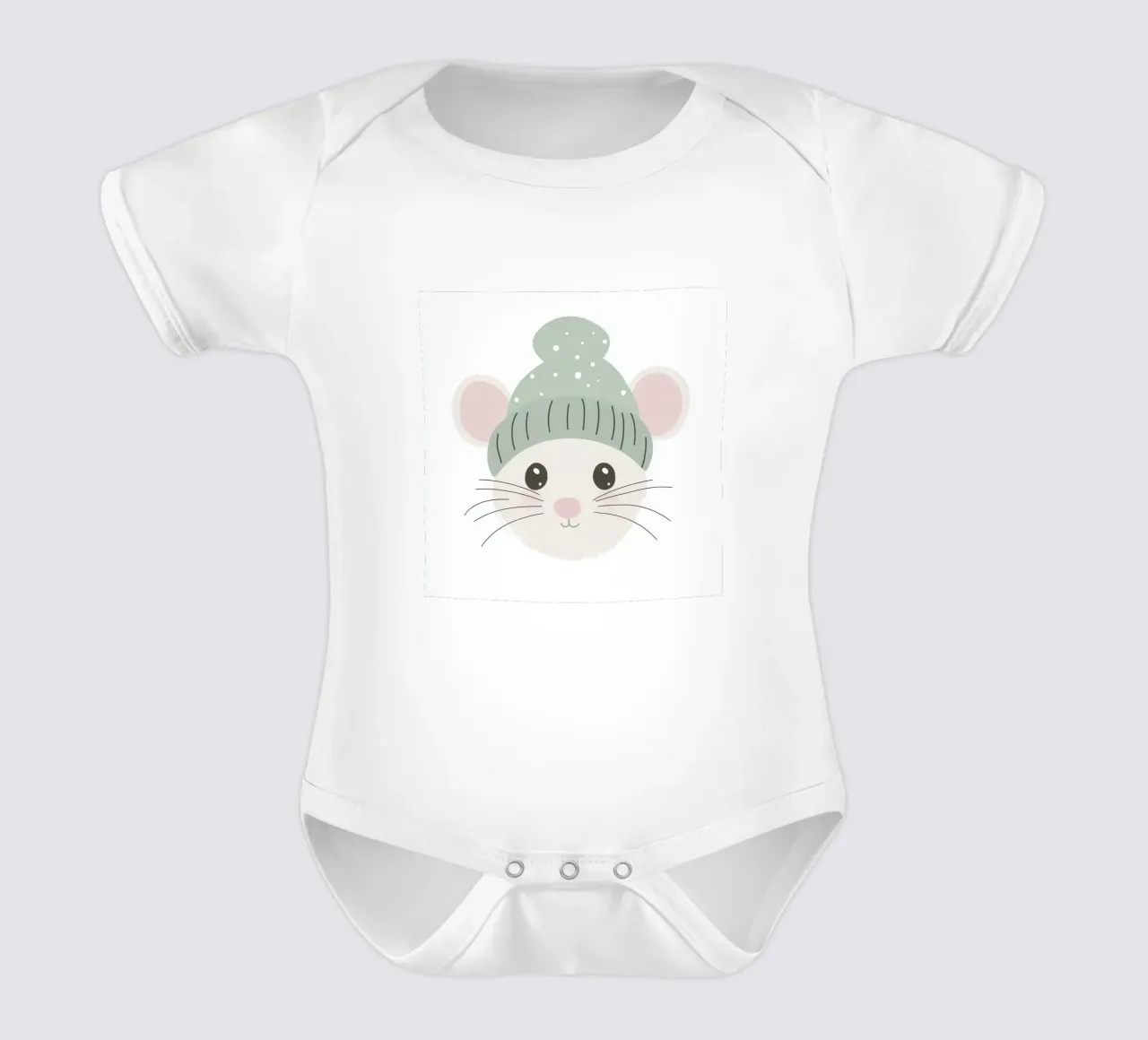 Cute Mouse 2 body neonato maniche corte da So Cute Land - Affiches et posters
