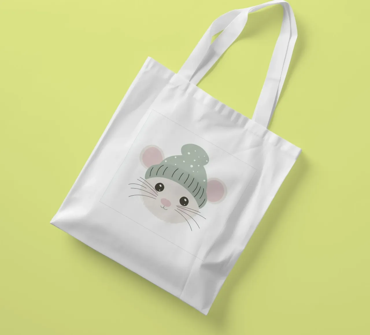 Cute Mouse 2 borsa in juta da So Cute Land - Affiches et posters