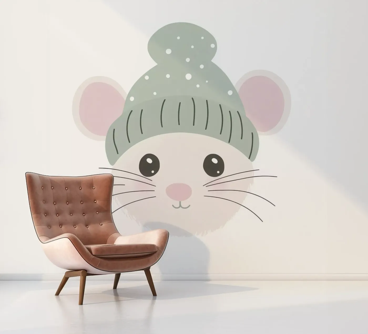 Cute Mouse 2 fotobehang van So Cute Land - Affiches et posters