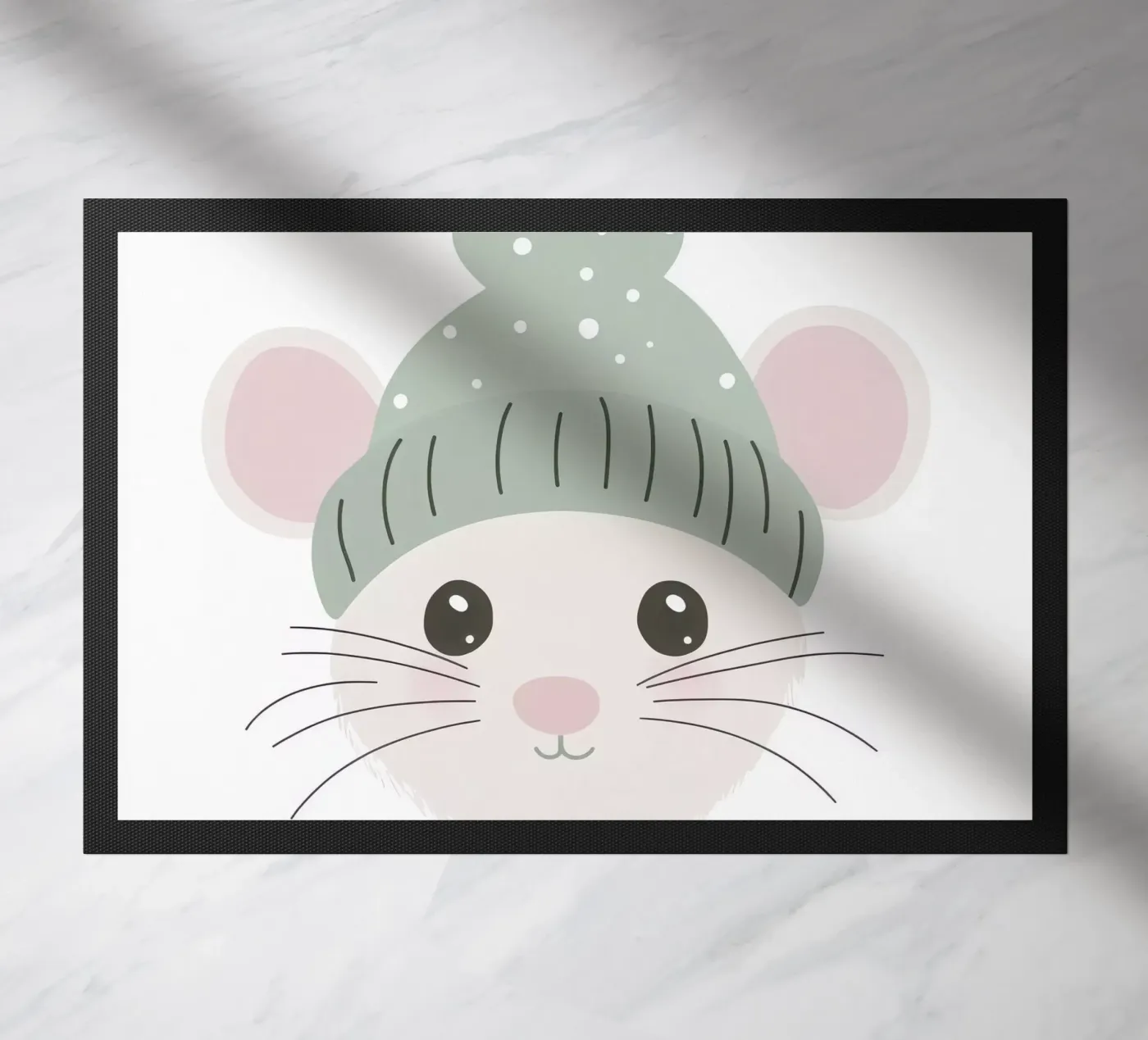 Cute Mouse 2 Fußmatte von So Cute Land - Affiches et posters