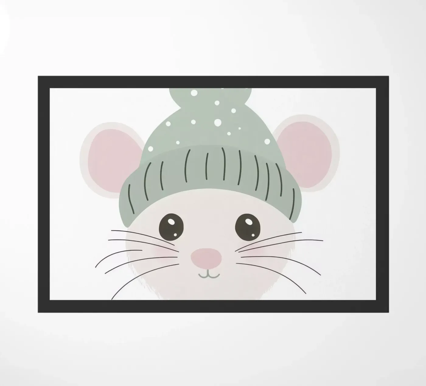 Cute Mouse 2 Fußmatte von So Cute Land - Affiches et posters