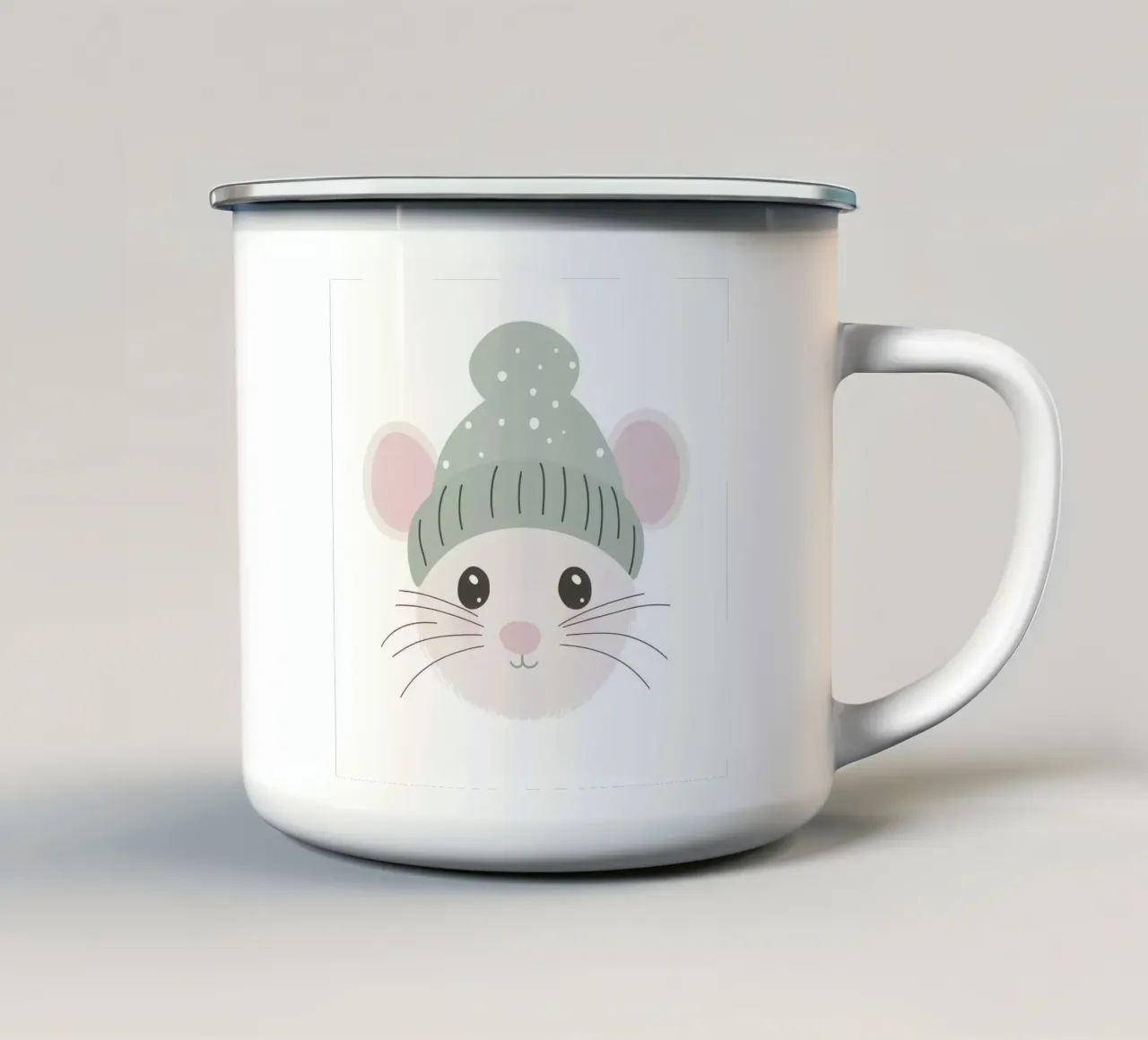 Cute Mouse 2 tazza in smalto da So Cute Land - Affiches et posters