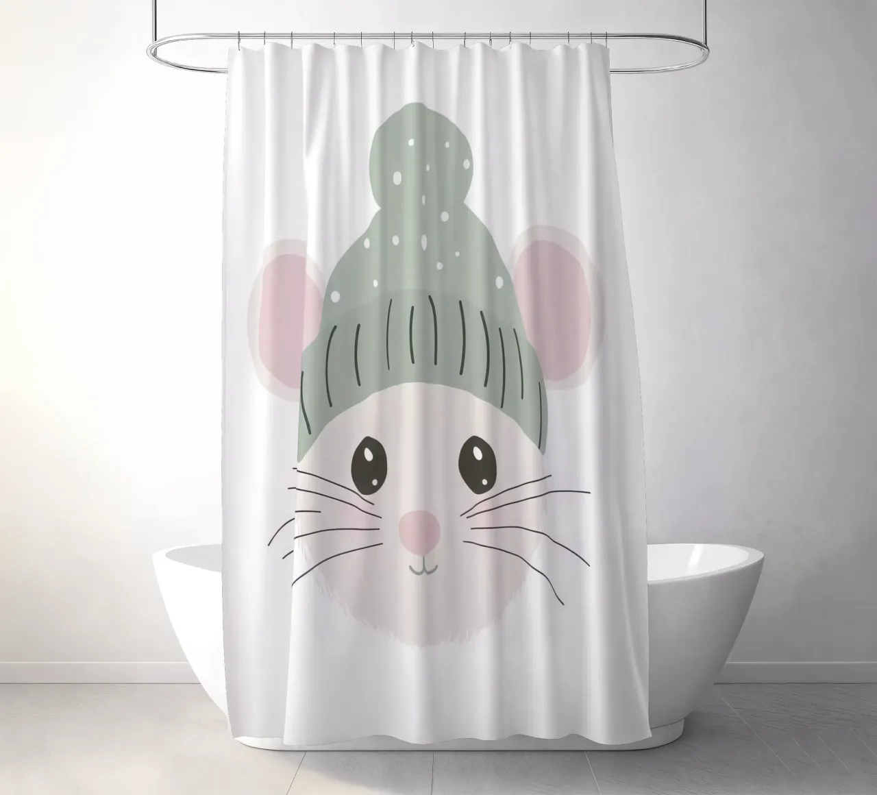Cute Mouse 2 tenda da doccia da So Cute Land - Affiches et posters