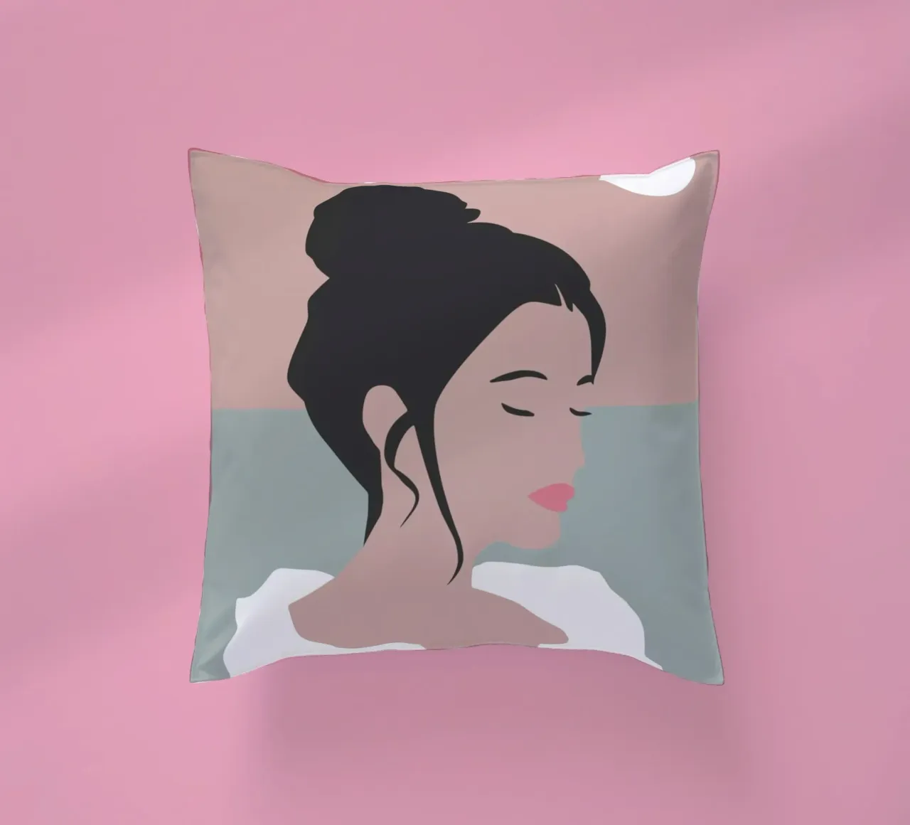 Softly She Dreams cuscino da Soleil Basque
