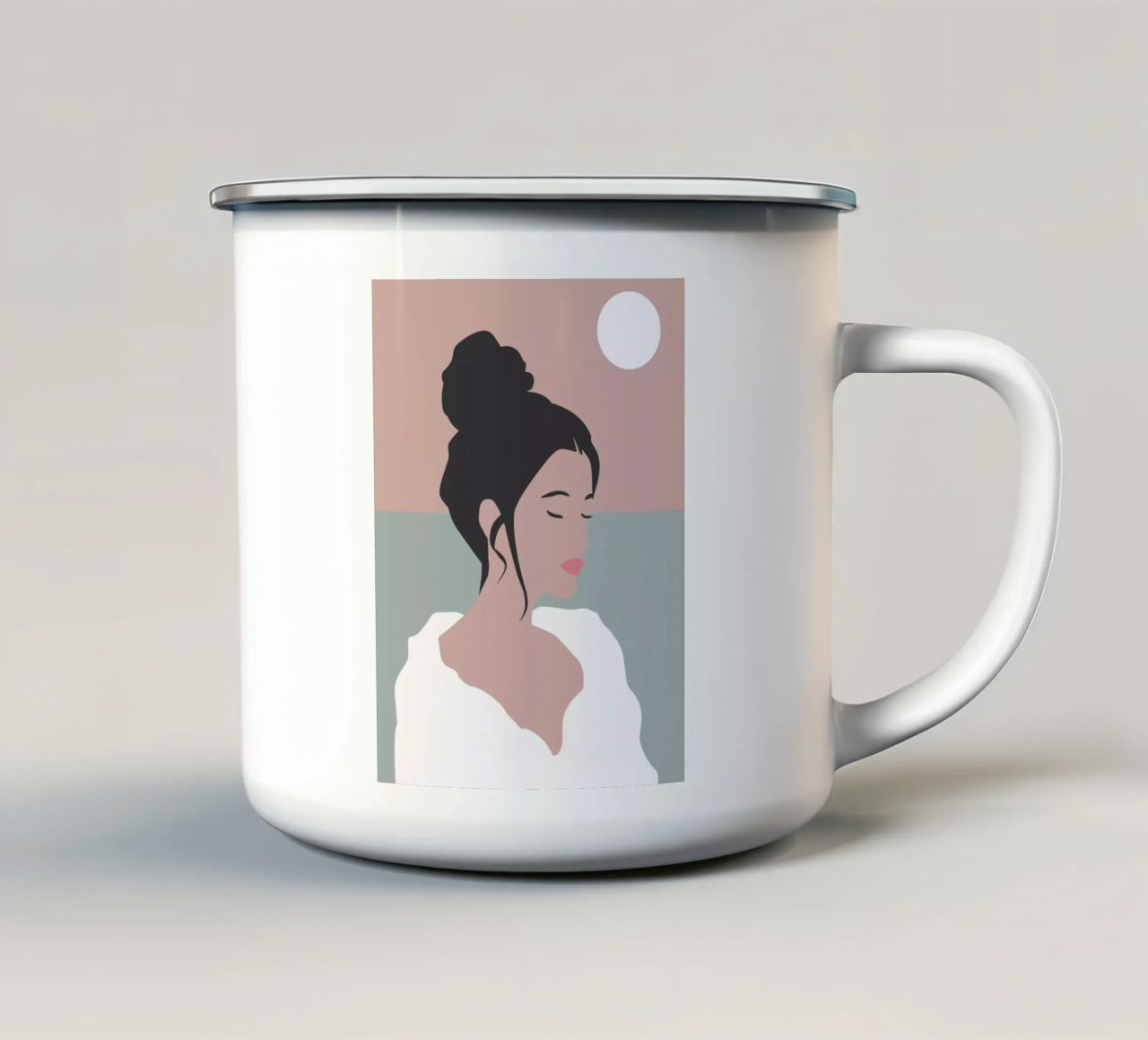 Softly She Dreams tazza in smalto da Soleil Basque