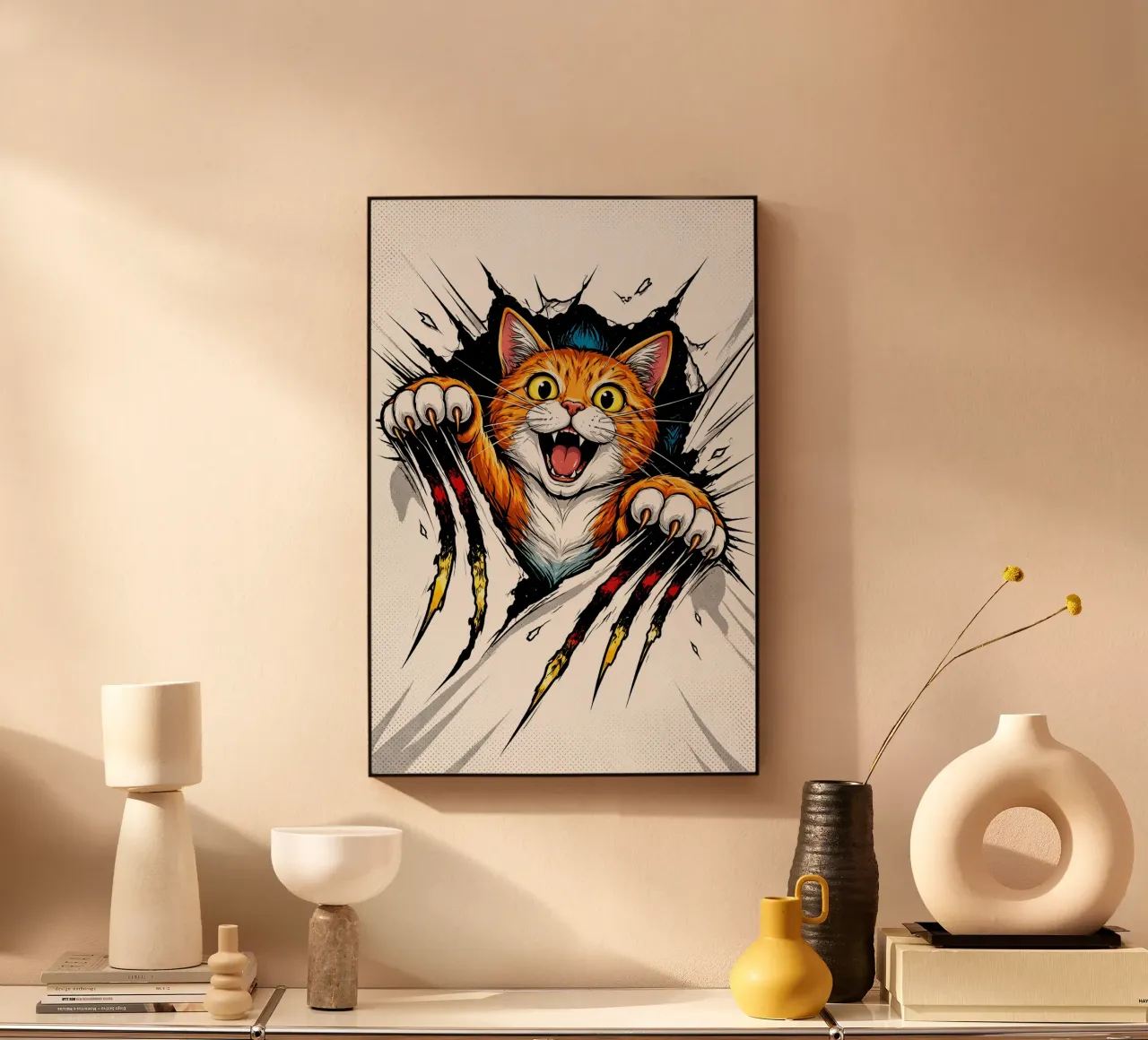 Gatto pop plexiglass da Wild Colors Gallery