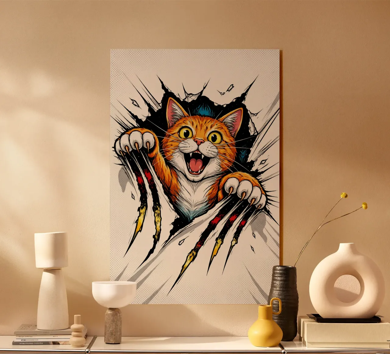 Gatto pop plexiglass da Wild Colors Gallery