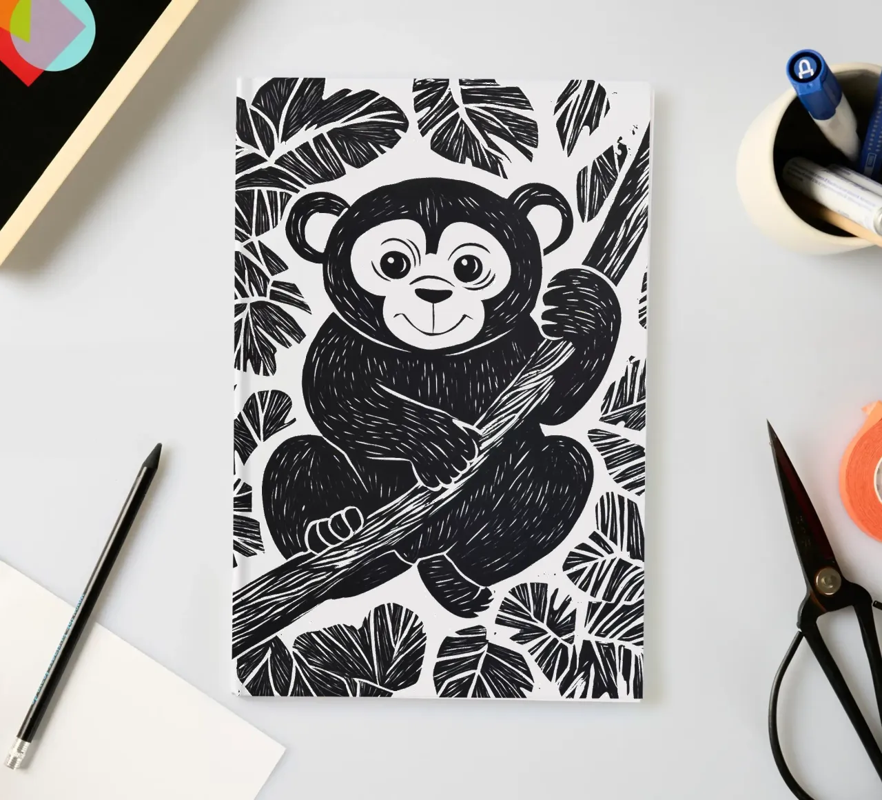 Bären-Kind Kindermotiv Notizbuch von Autofocus