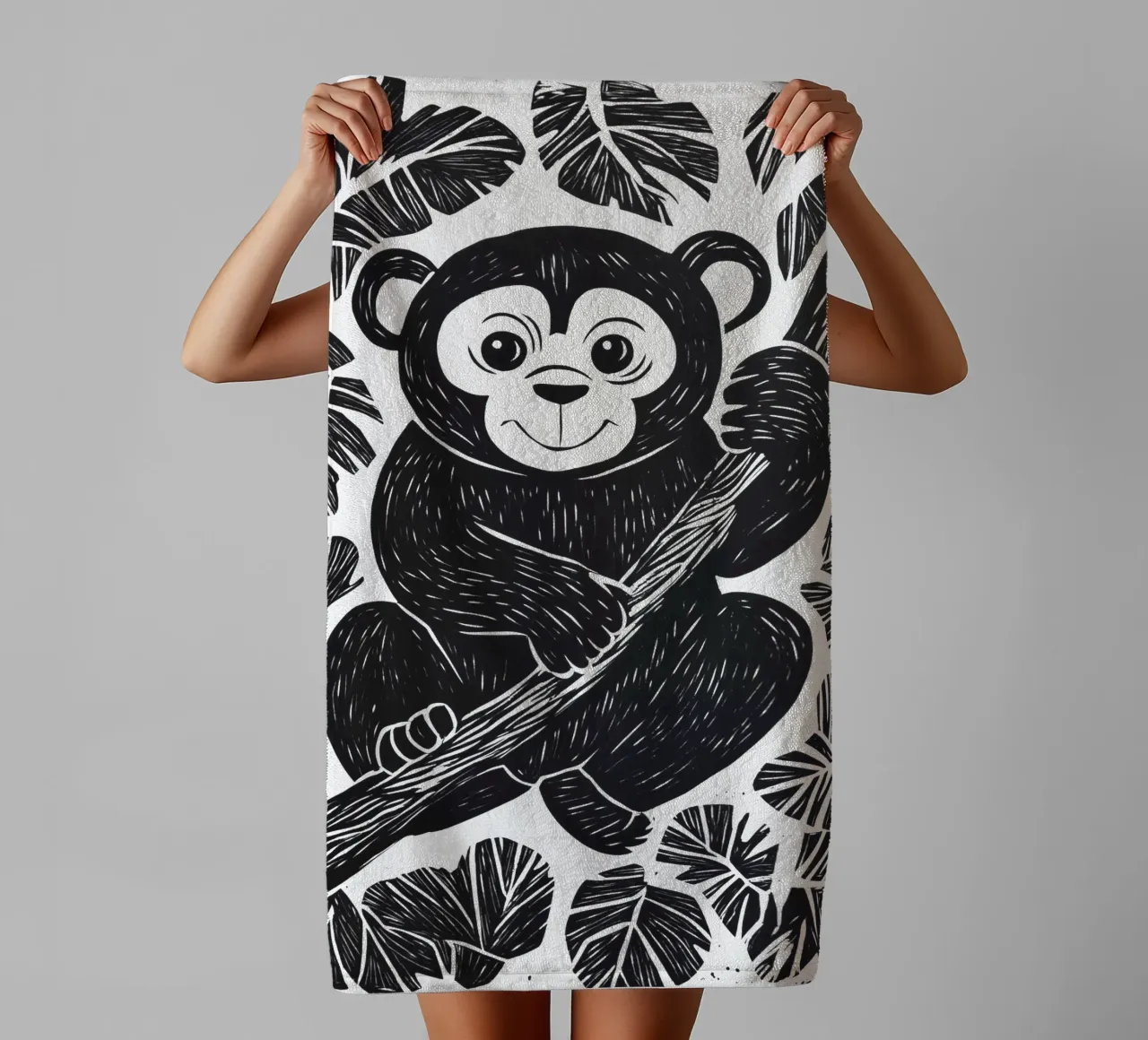 Bear child child motif towel by Autofocus