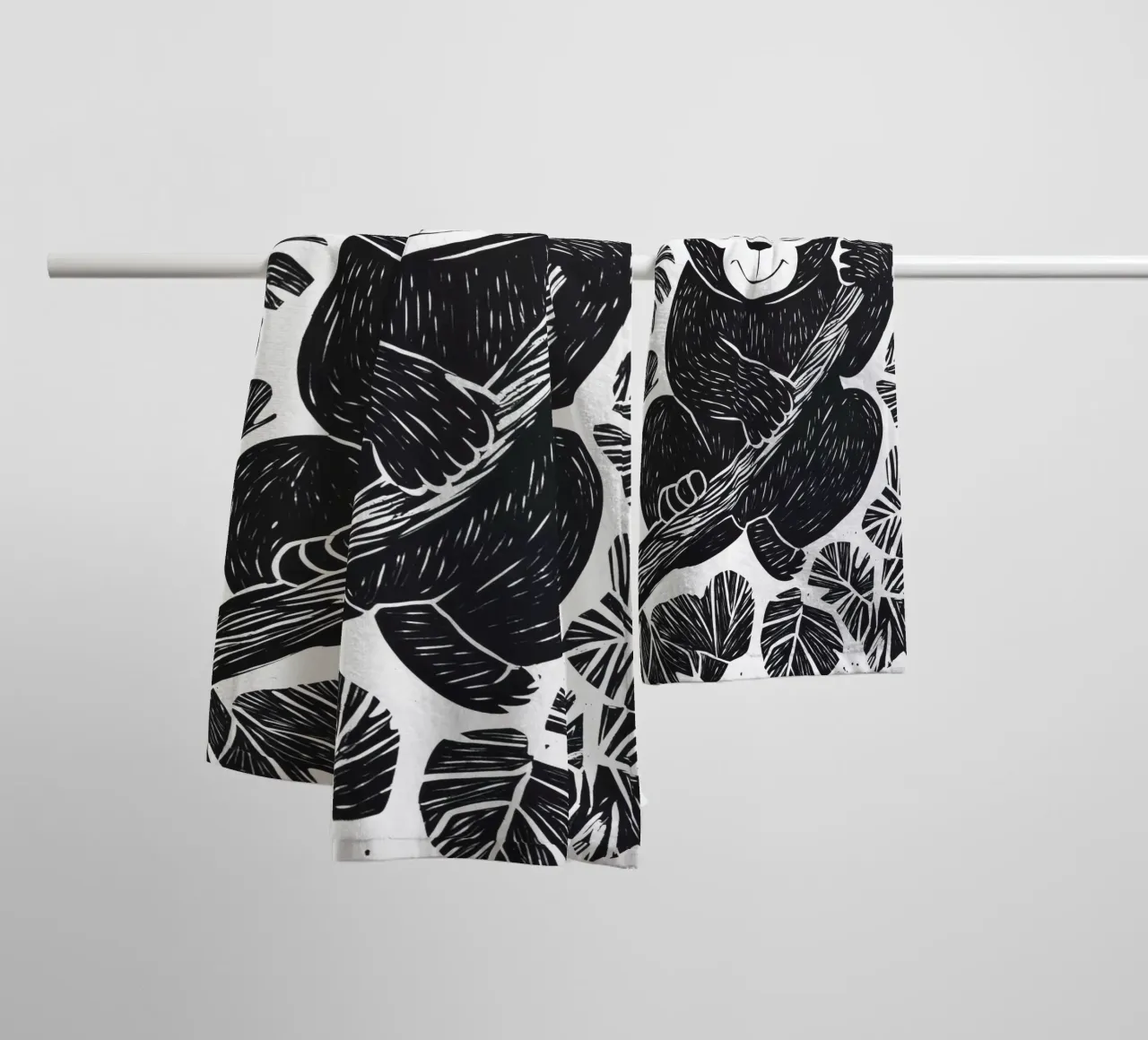 Bear child child motif towel by Autofocus