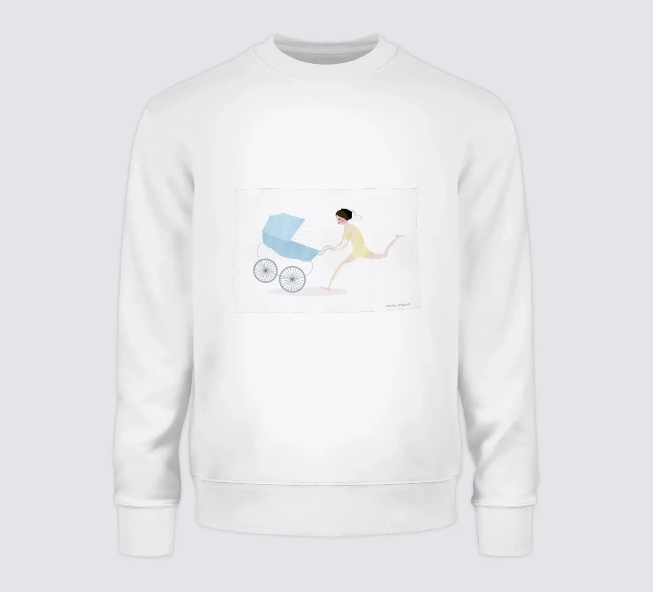 No More Waiting #3 felpa da Mie Frey Damgaard