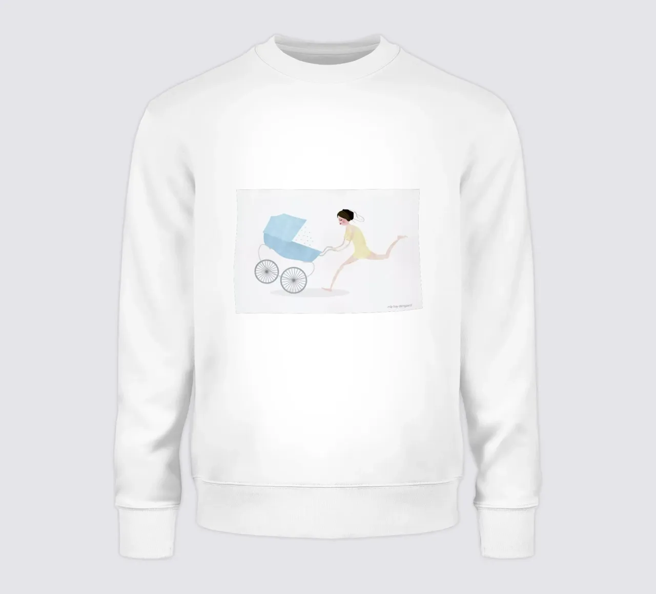 No More Waiting #3 Sweatshirt von Mie Frey Damgaard