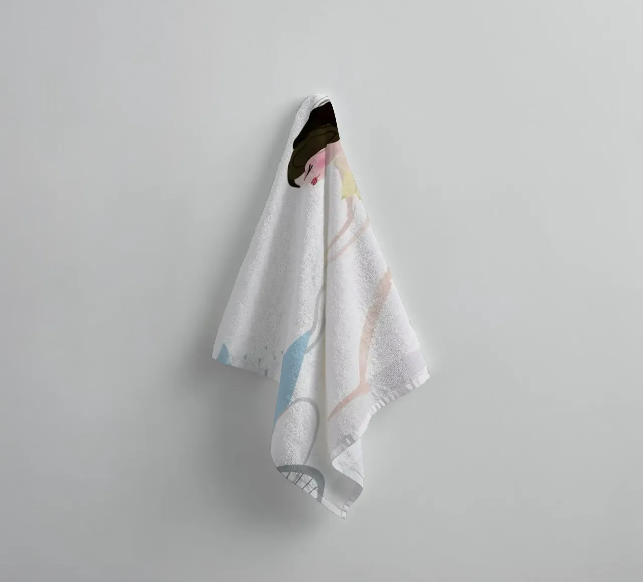 No More Waiting #3 asciugamano da bagno da Mie Frey Damgaard