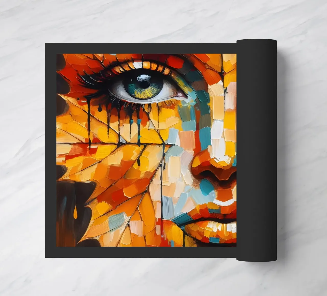 LEAF THROUGH doormat by ARTOMATIC