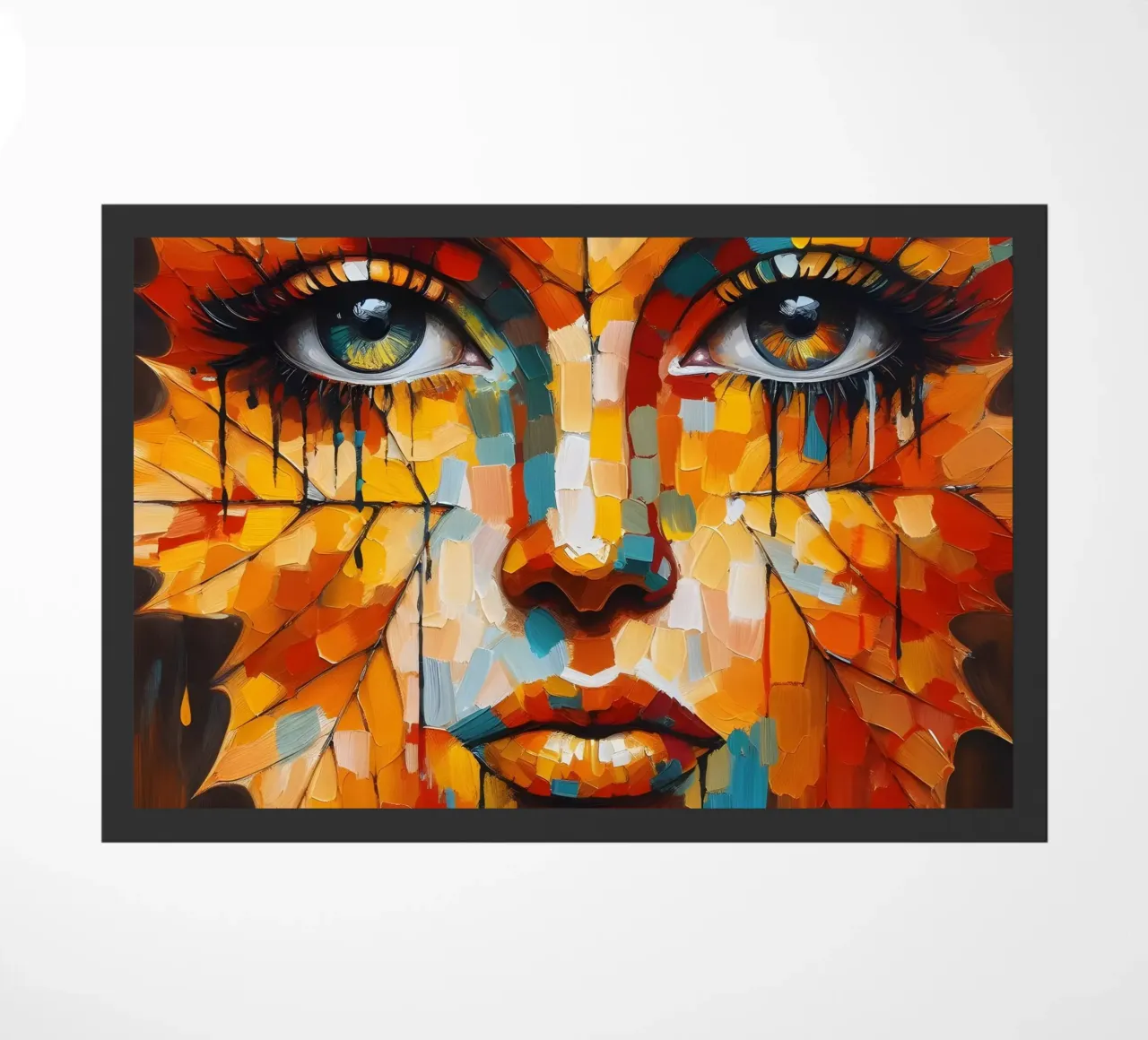 LEAF THROUGH doormat by ARTOMATIC