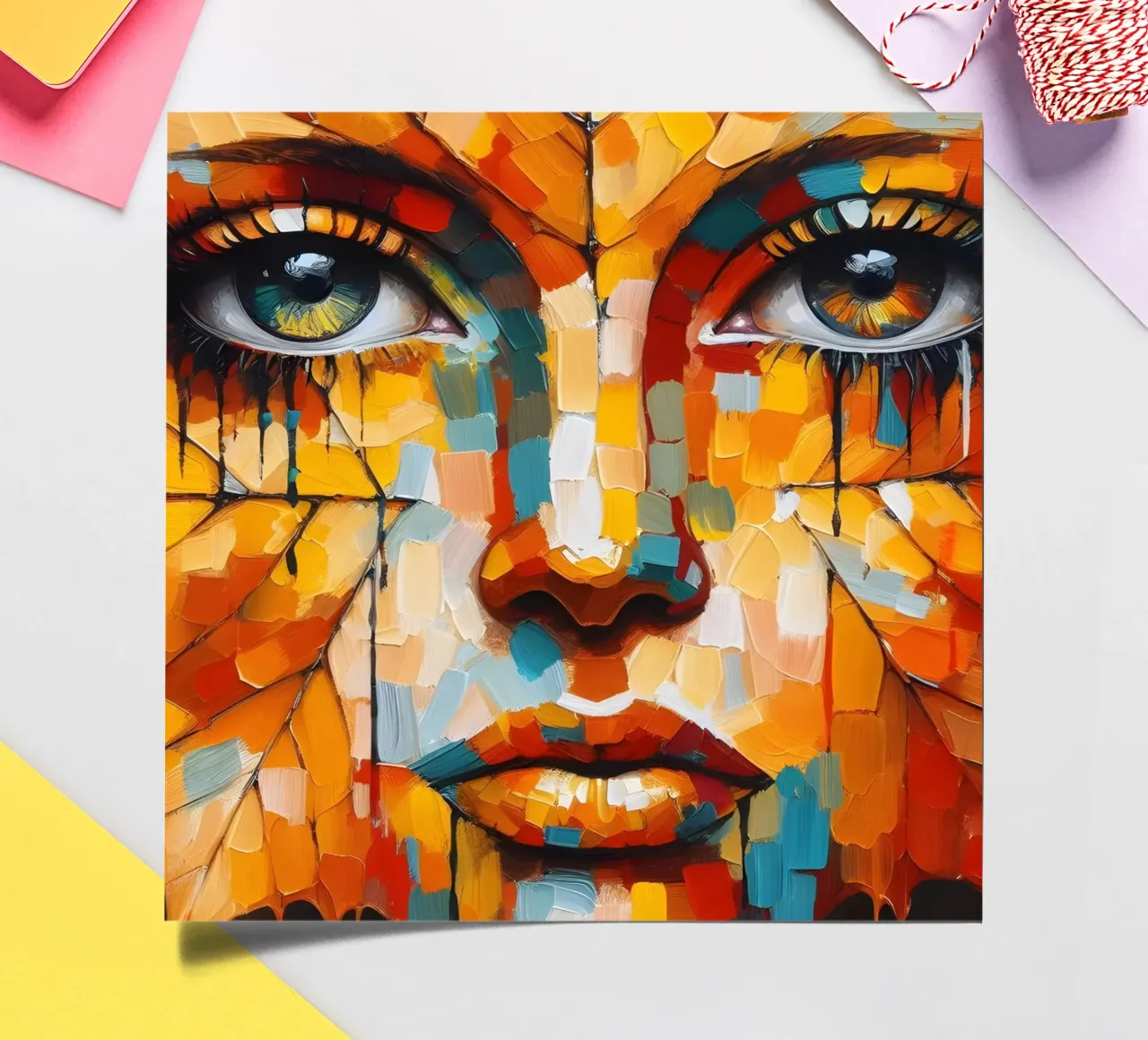 BLADER DOOR stickervel van ARTOMATIC