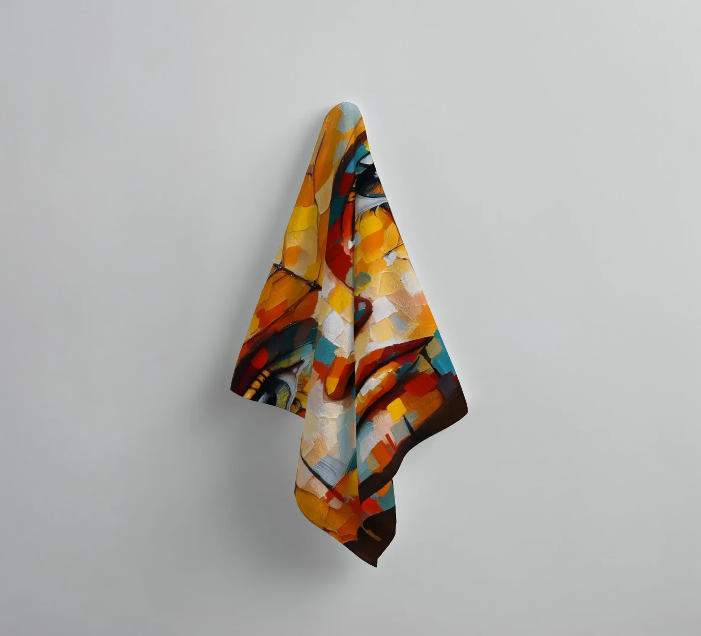 BLADER DOOR badhanddoek van ARTOMATIC