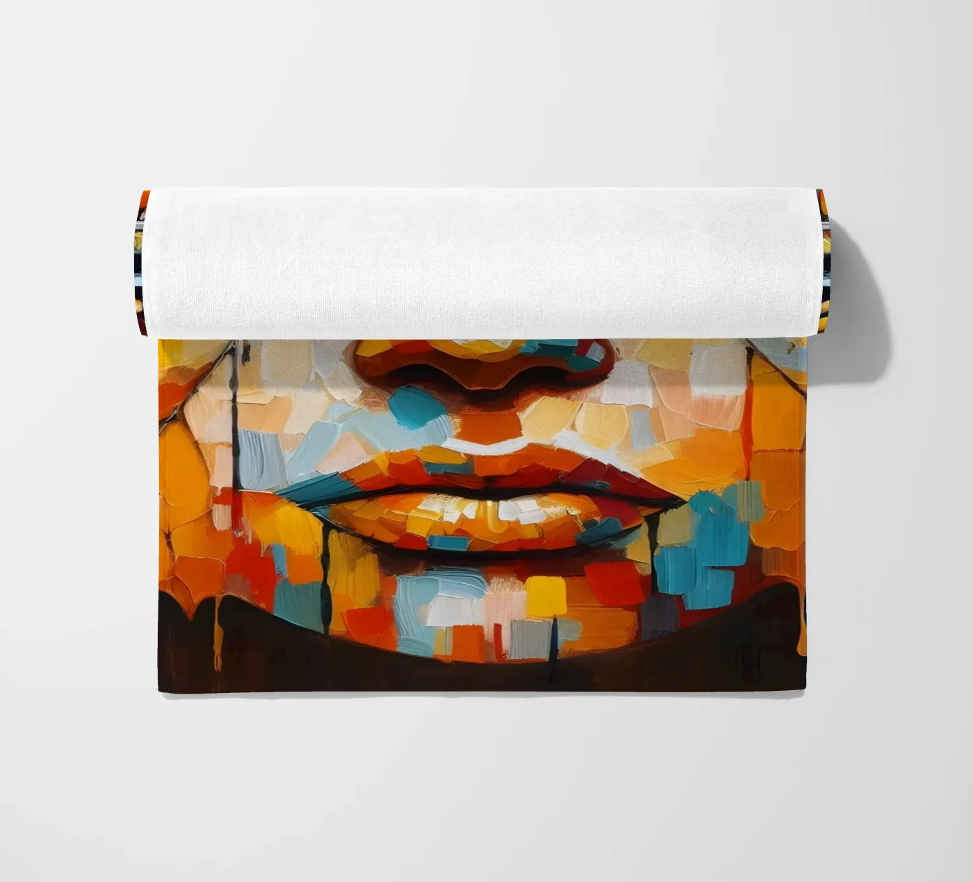 LEAF THROUGH Strandtuch von ARTOMATIC