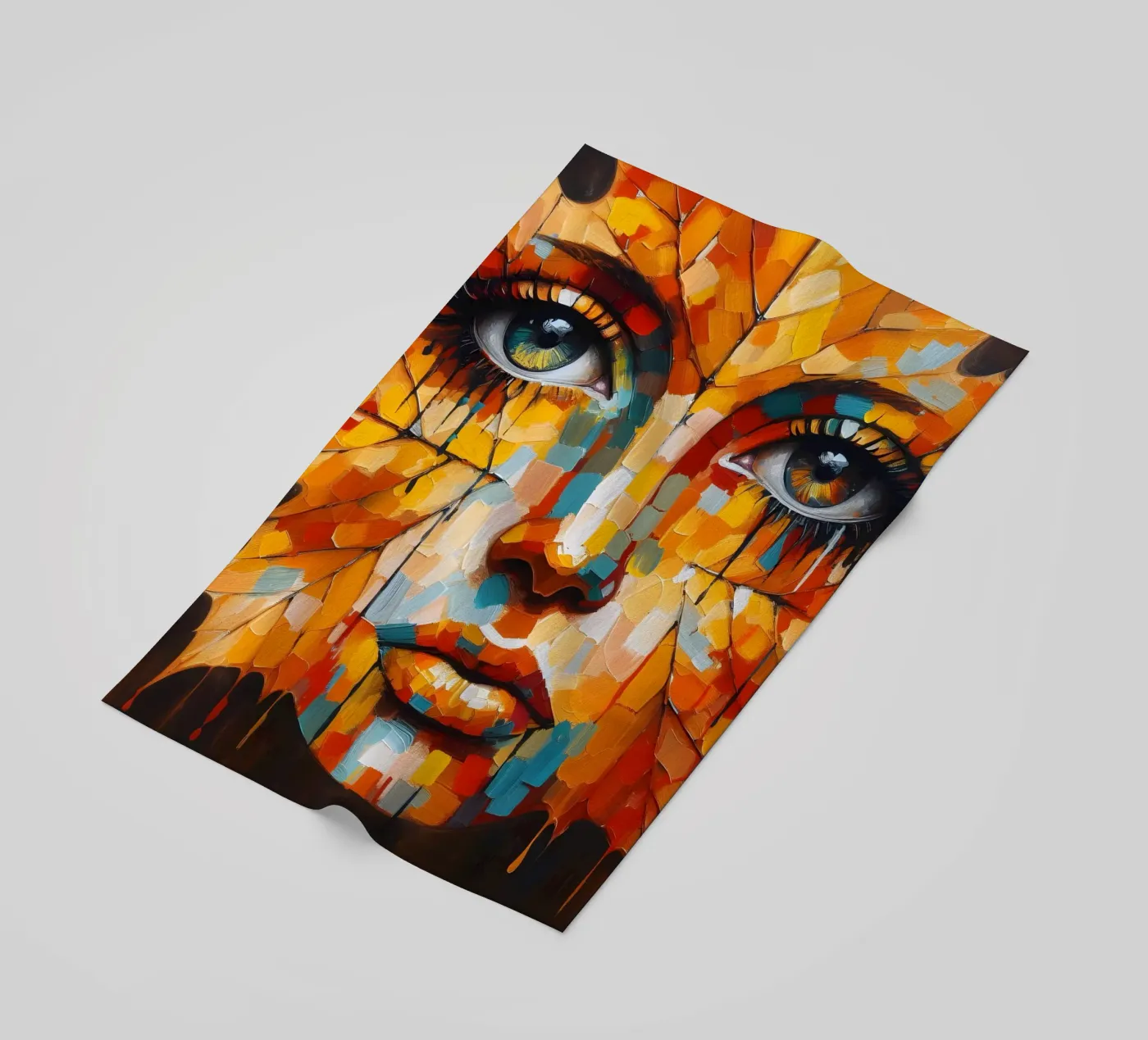 LEAF THROUGH Strandtuch von ARTOMATIC