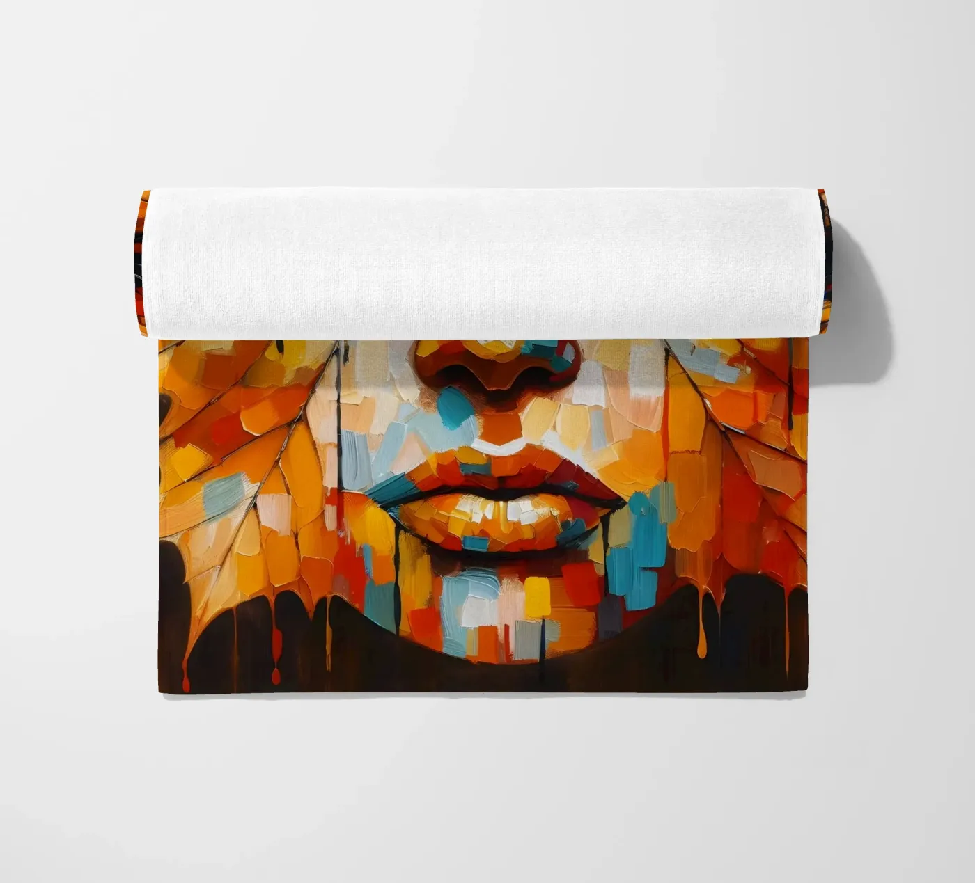 LEAF THROUGH Strandtuch von ARTOMATIC