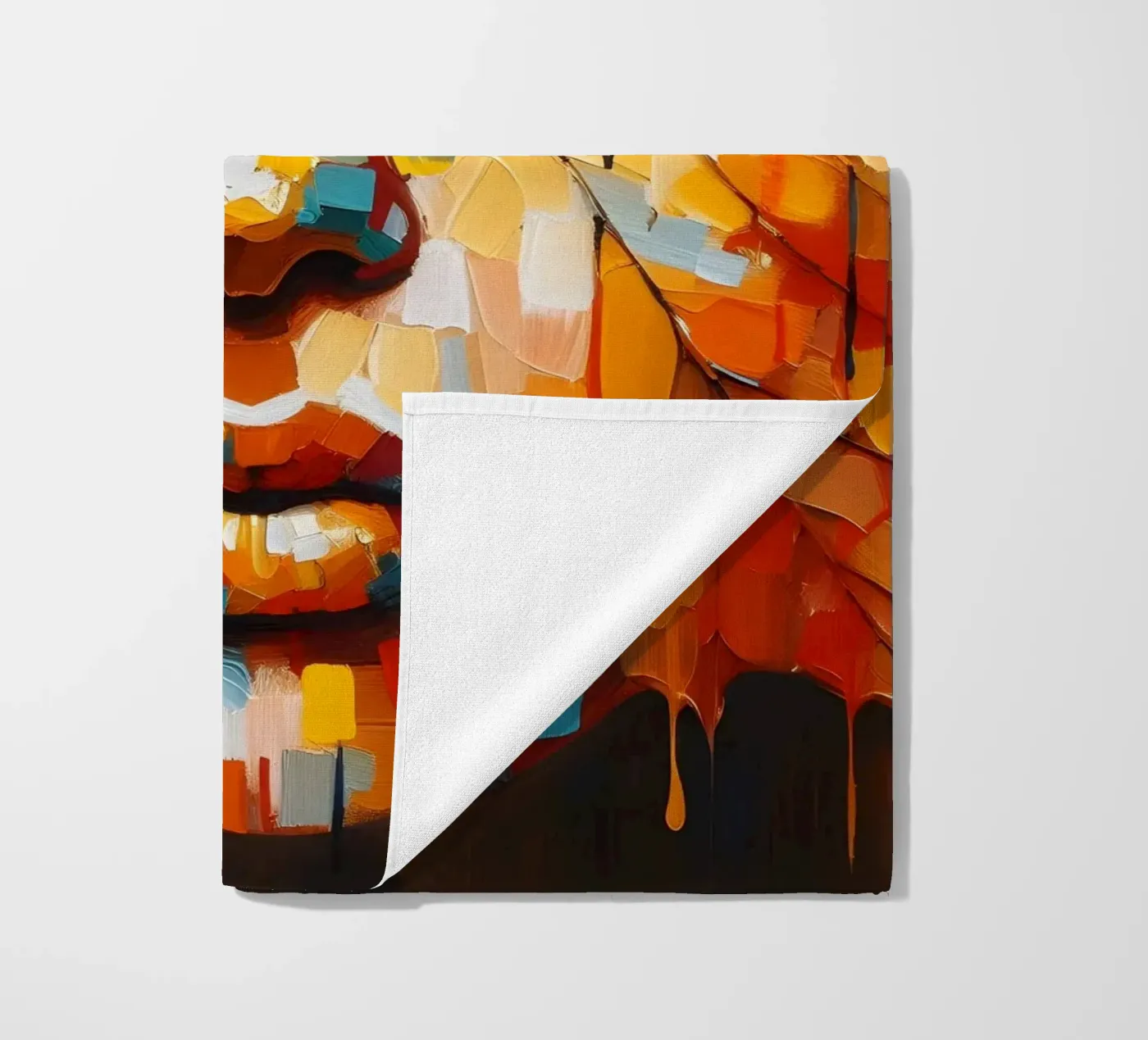 LEAF THROUGH Strandtuch von ARTOMATIC