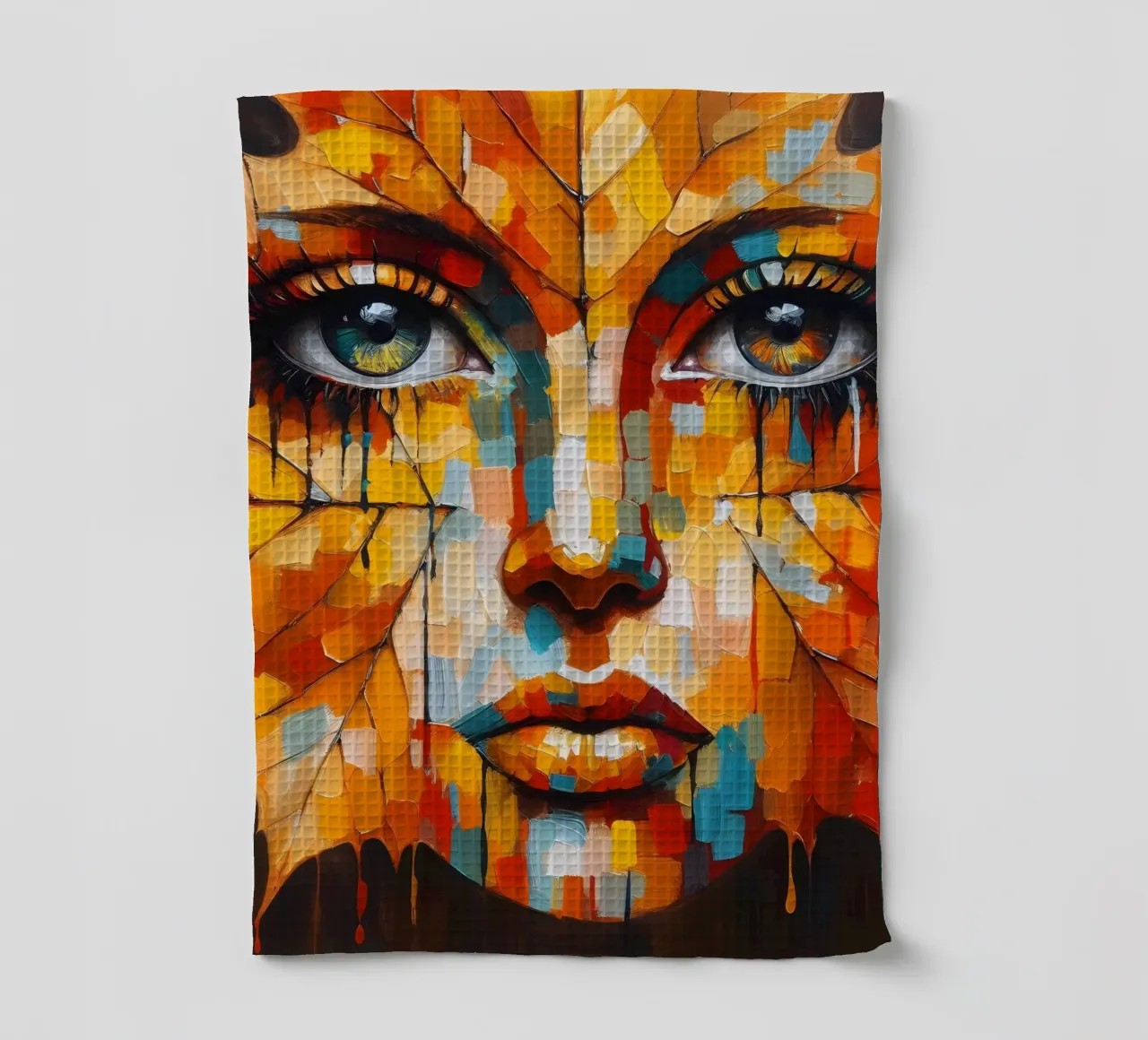 FEUILLE D'ARRIVÉE torchon de ARTOMATIC