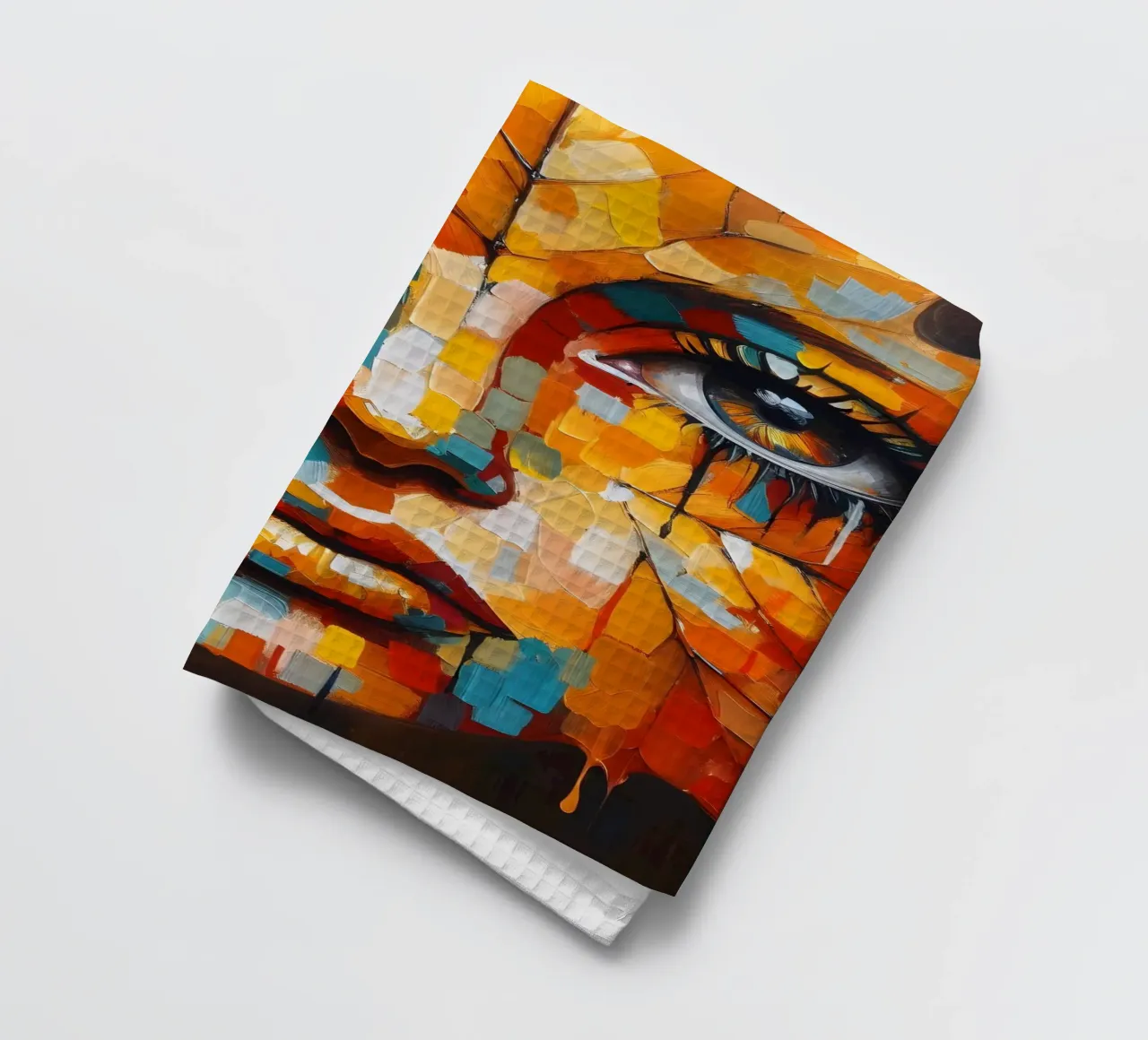 FEUILLE D'ARRIVÉE torchon de ARTOMATIC