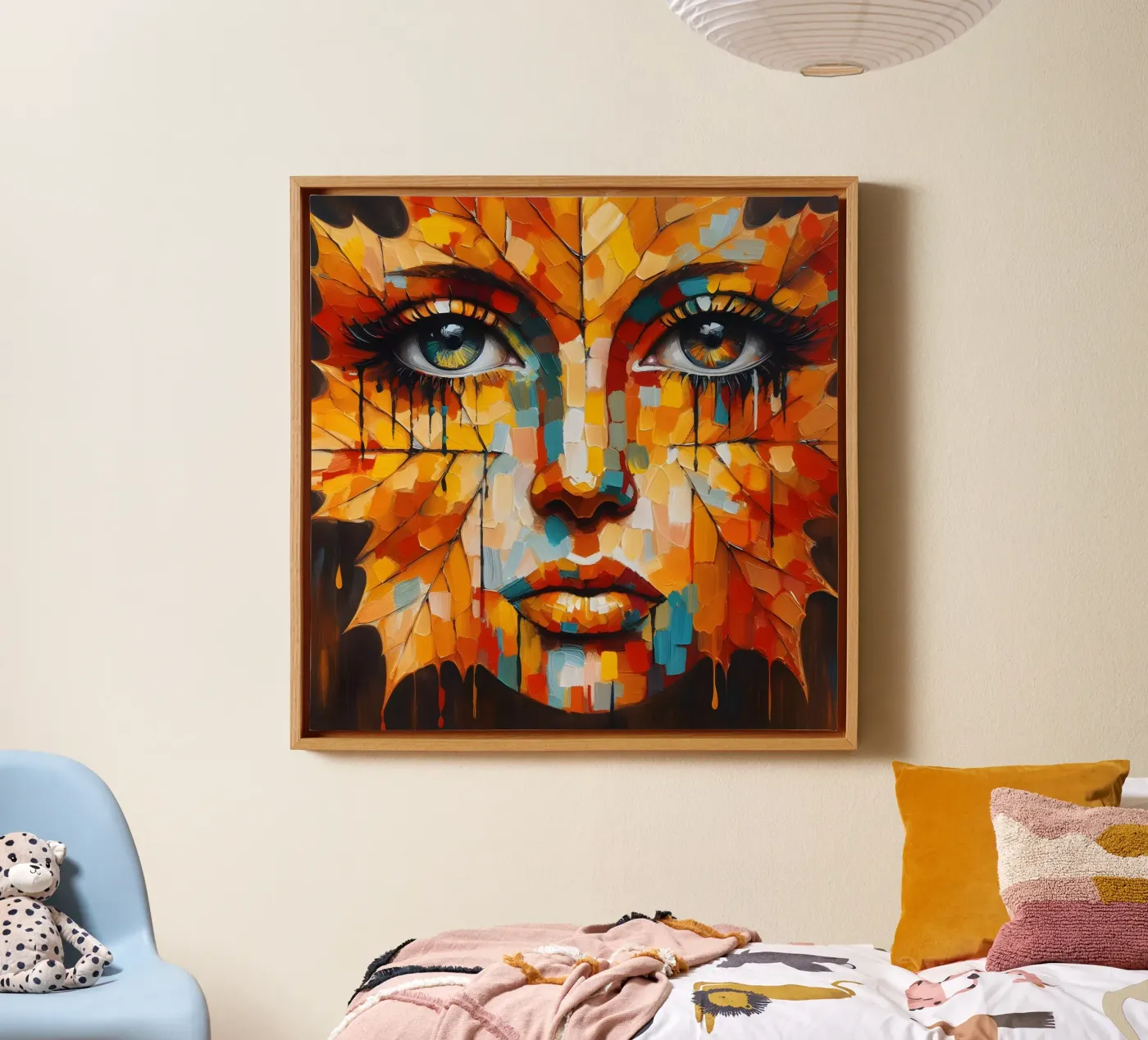 LEAF THROUGH Leinwand von ARTOMATIC