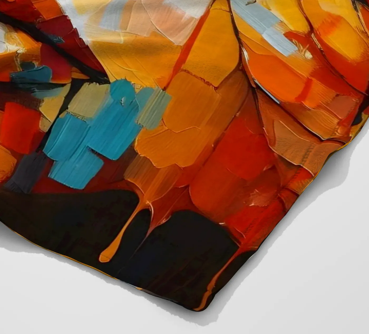 LEAF THROUGH Fleecedecke von ARTOMATIC