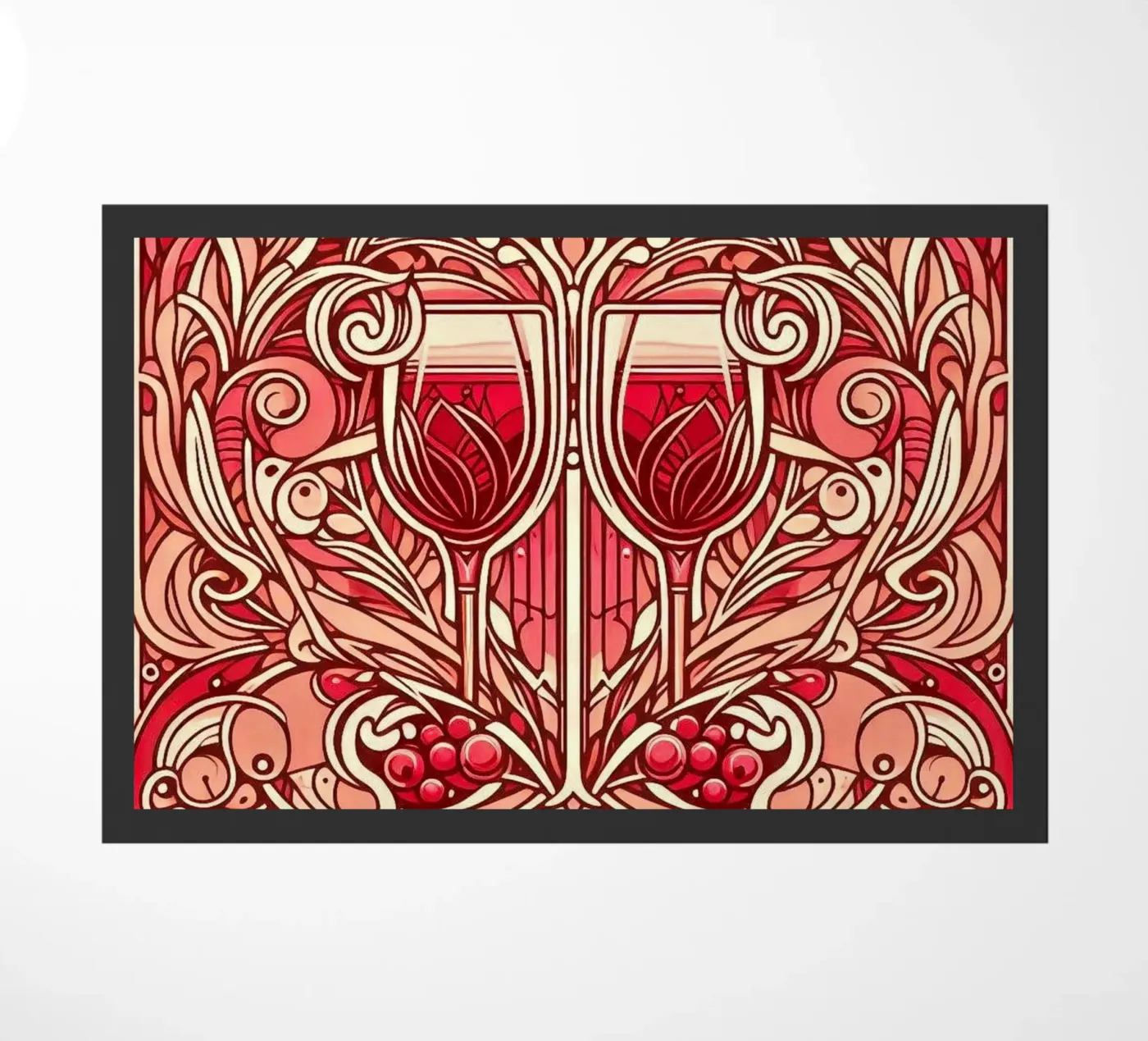 Wine o‘clock zerbino da Art-Nouveau-Dsg